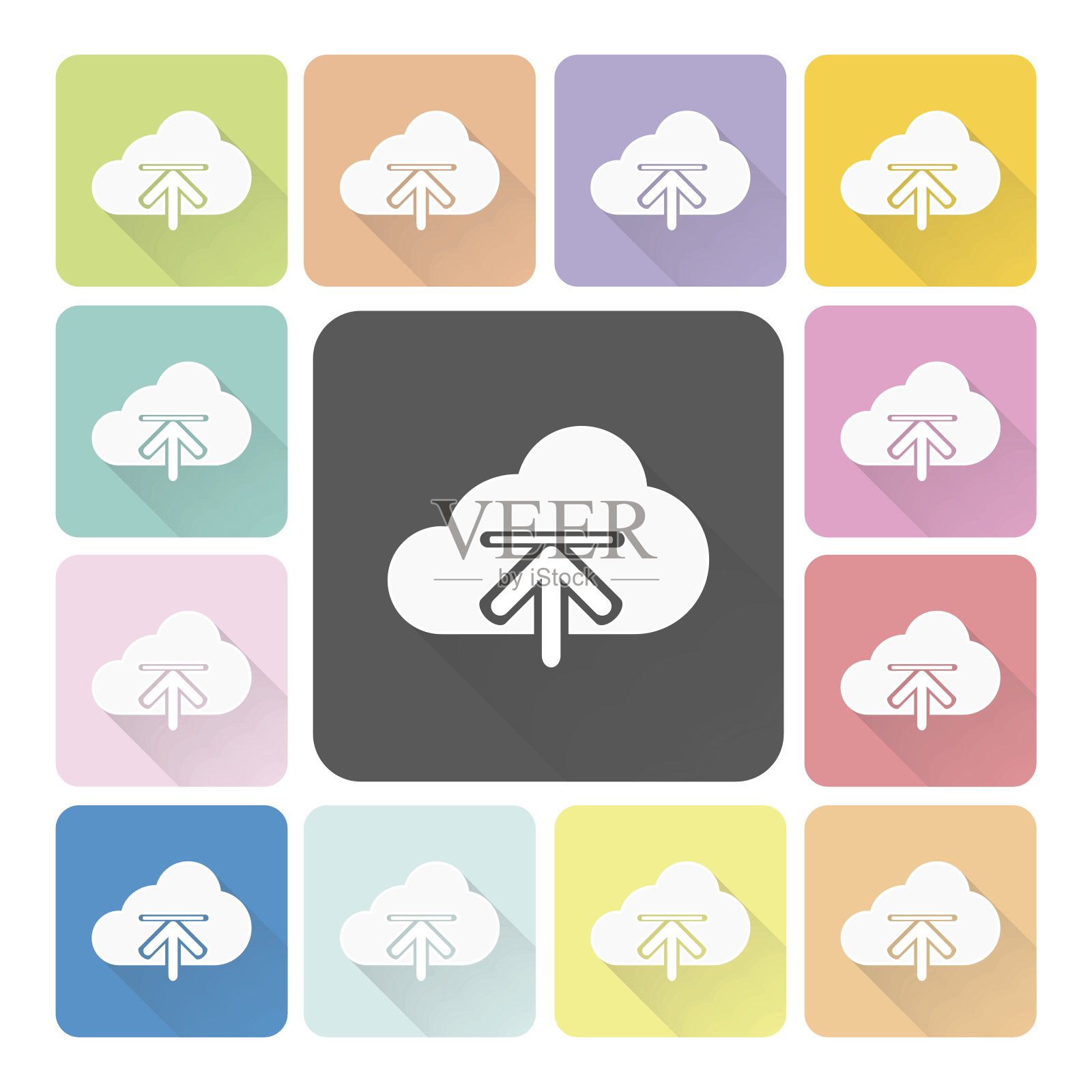 下载图标颜色设置矢量插图图标素材