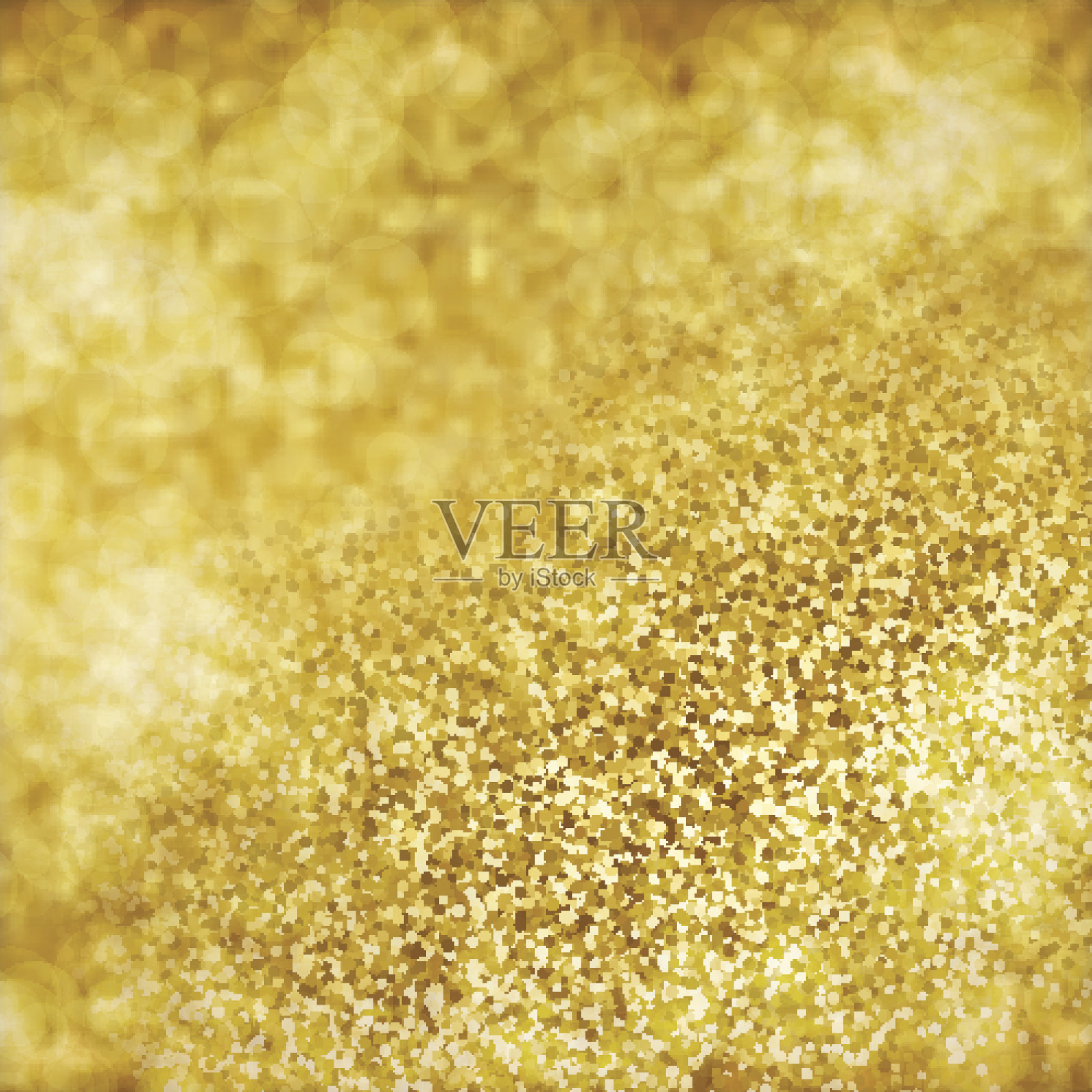 金色闪光抽象背景。插画图片素材