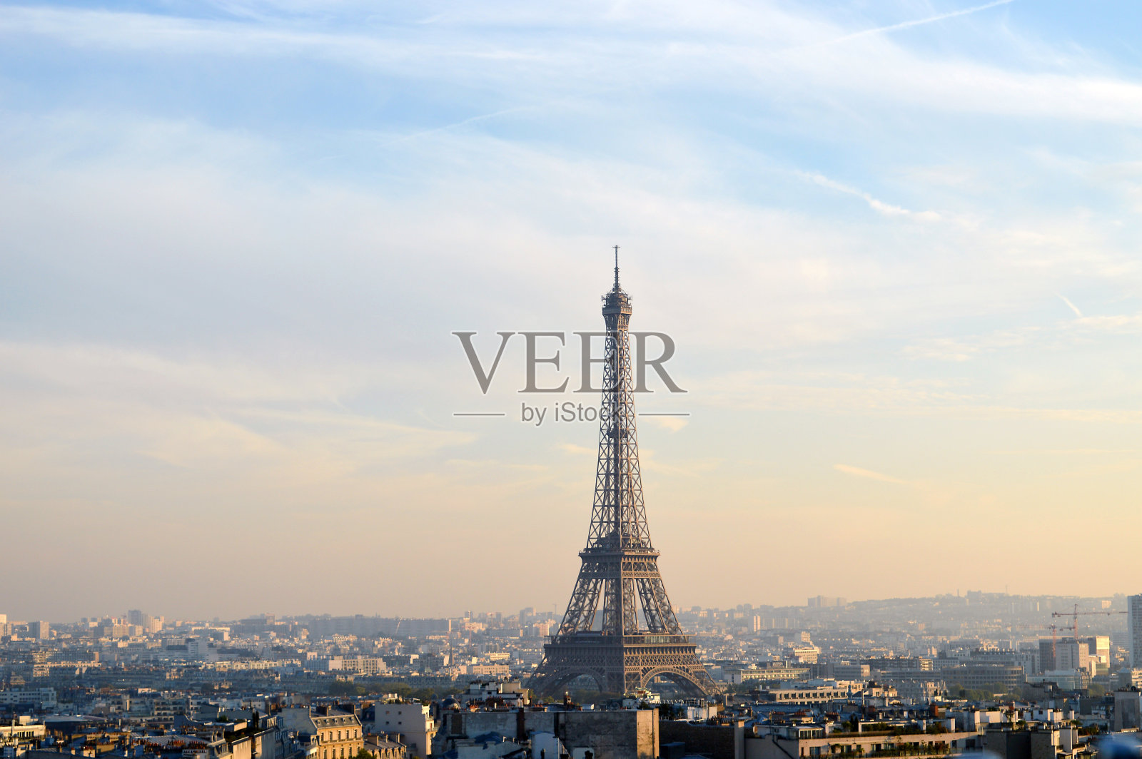 第八区的埃菲尔铁塔照片摄影图片