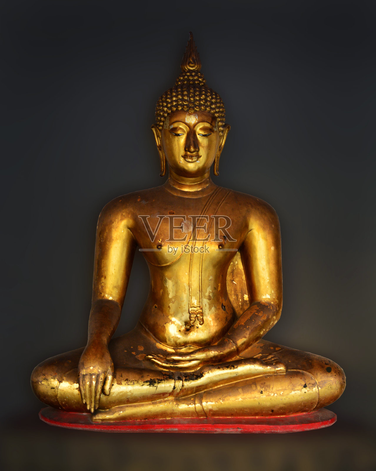 金色的佛像。照片摄影图片