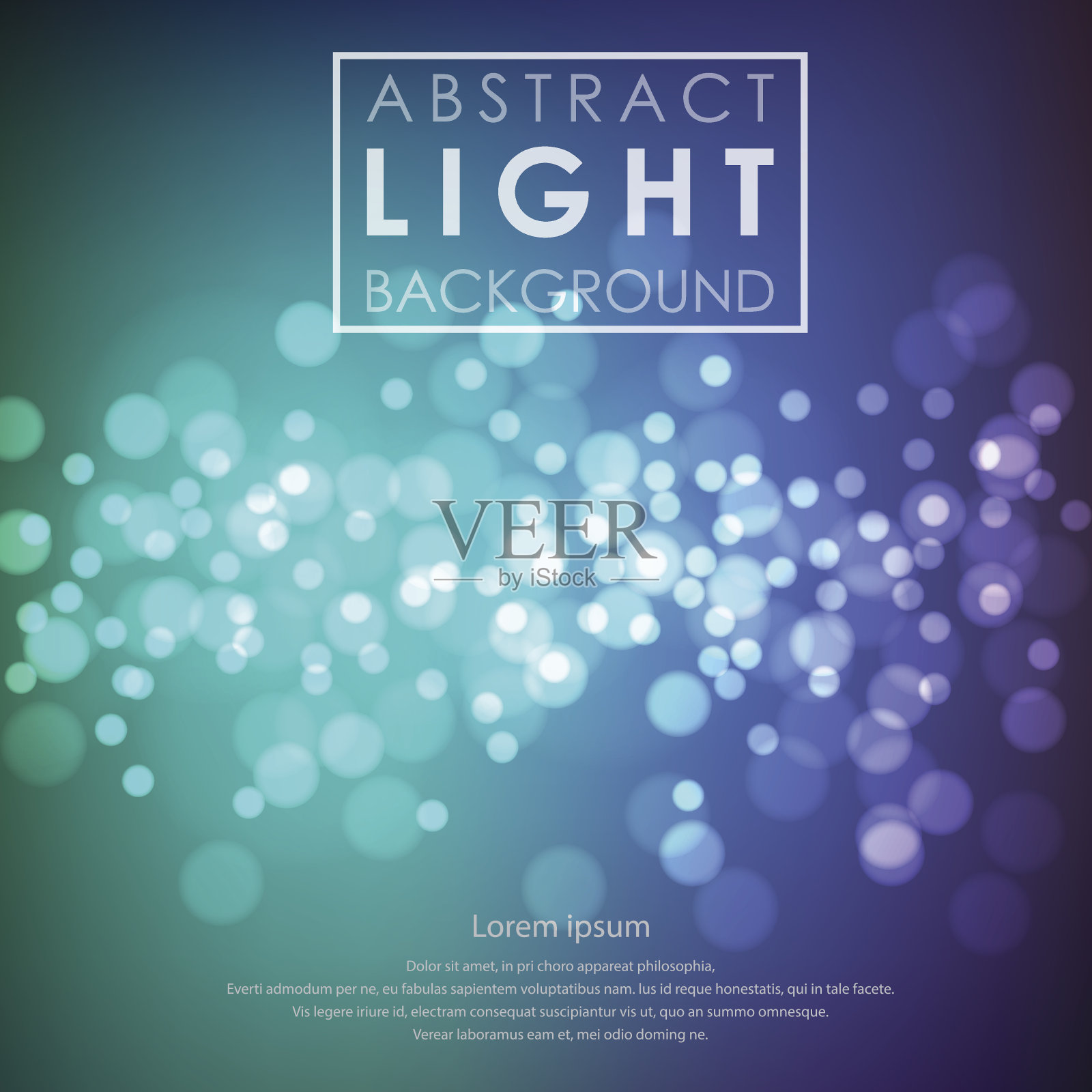 散景插画图片素材