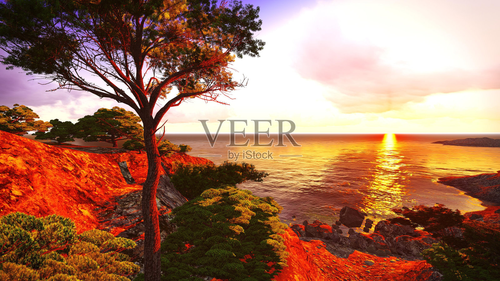 美丽的海岸照片摄影图片