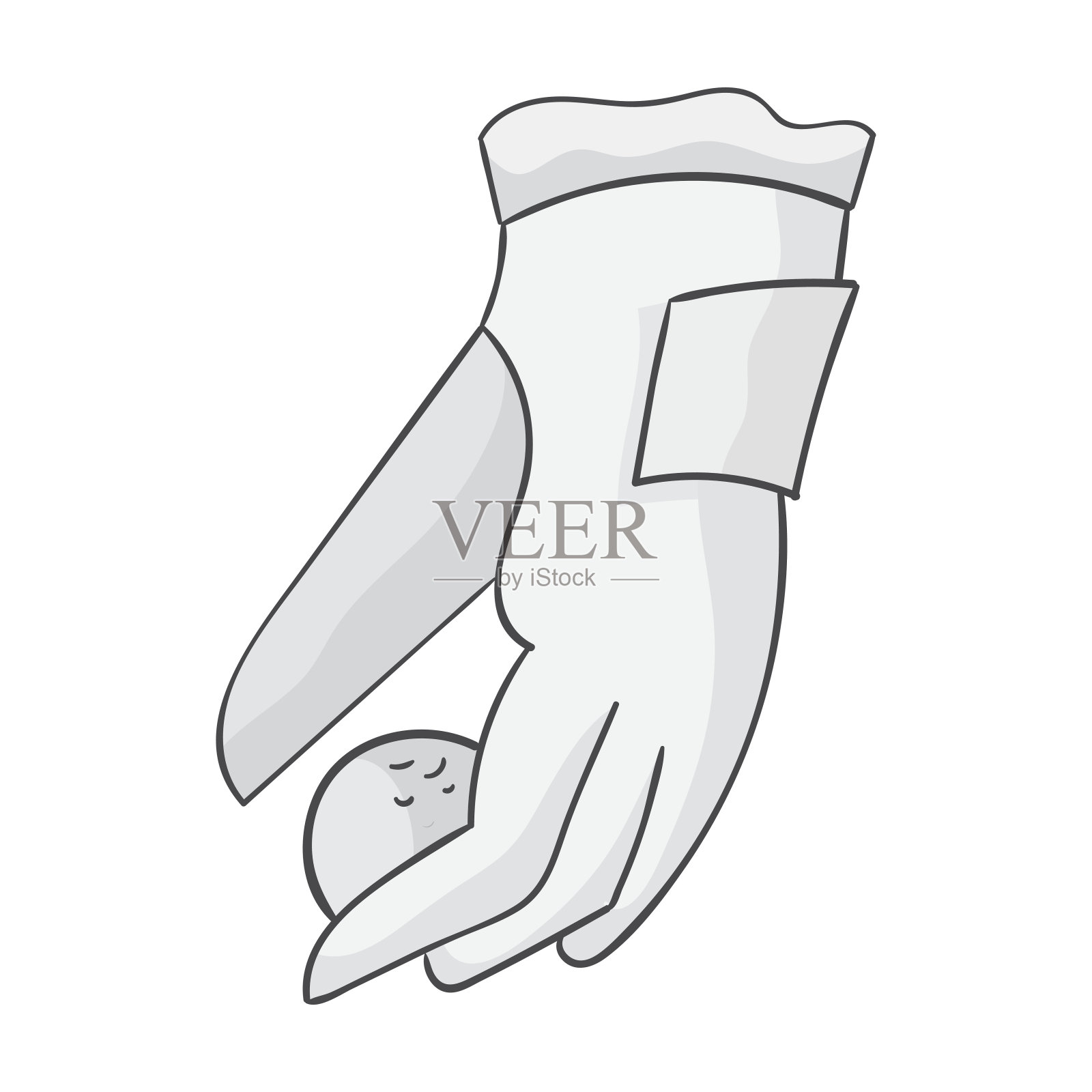 放置一个单色风格的高尔夫球图标孤立在白色背景。高尔夫球杆符号股票矢量插图。设计元素图片