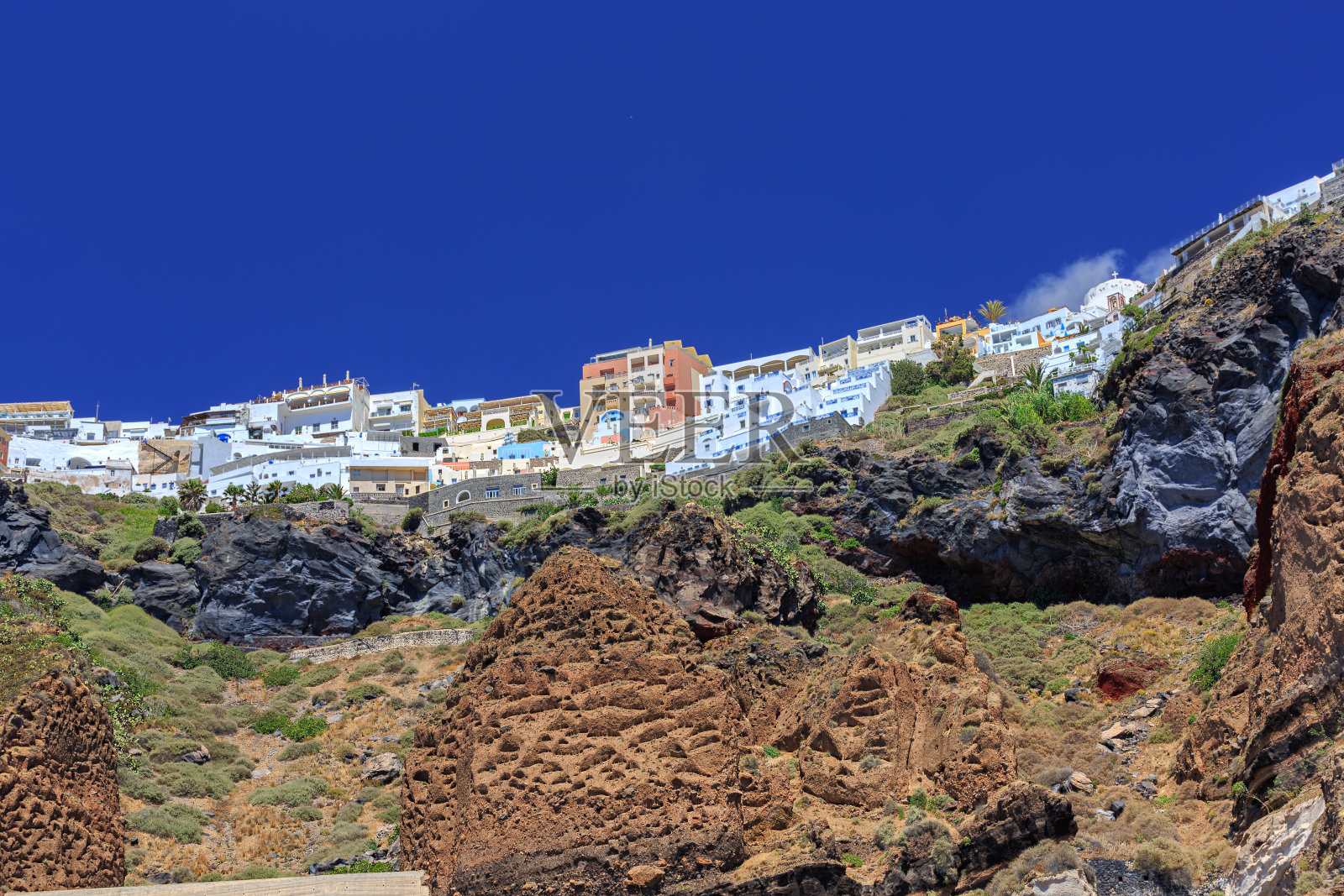 希腊圣托里尼岛照片摄影图片