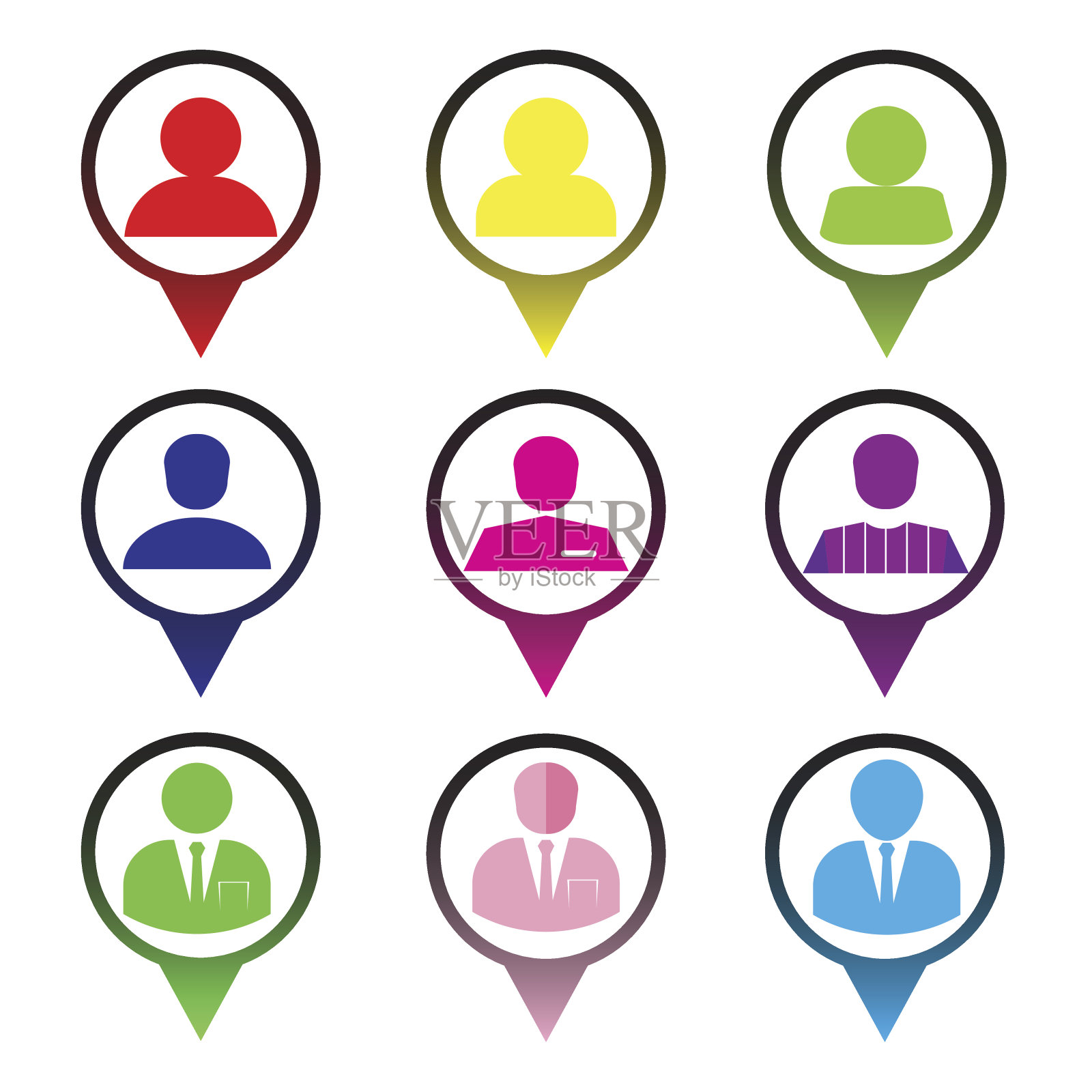 男人的图标图标素材