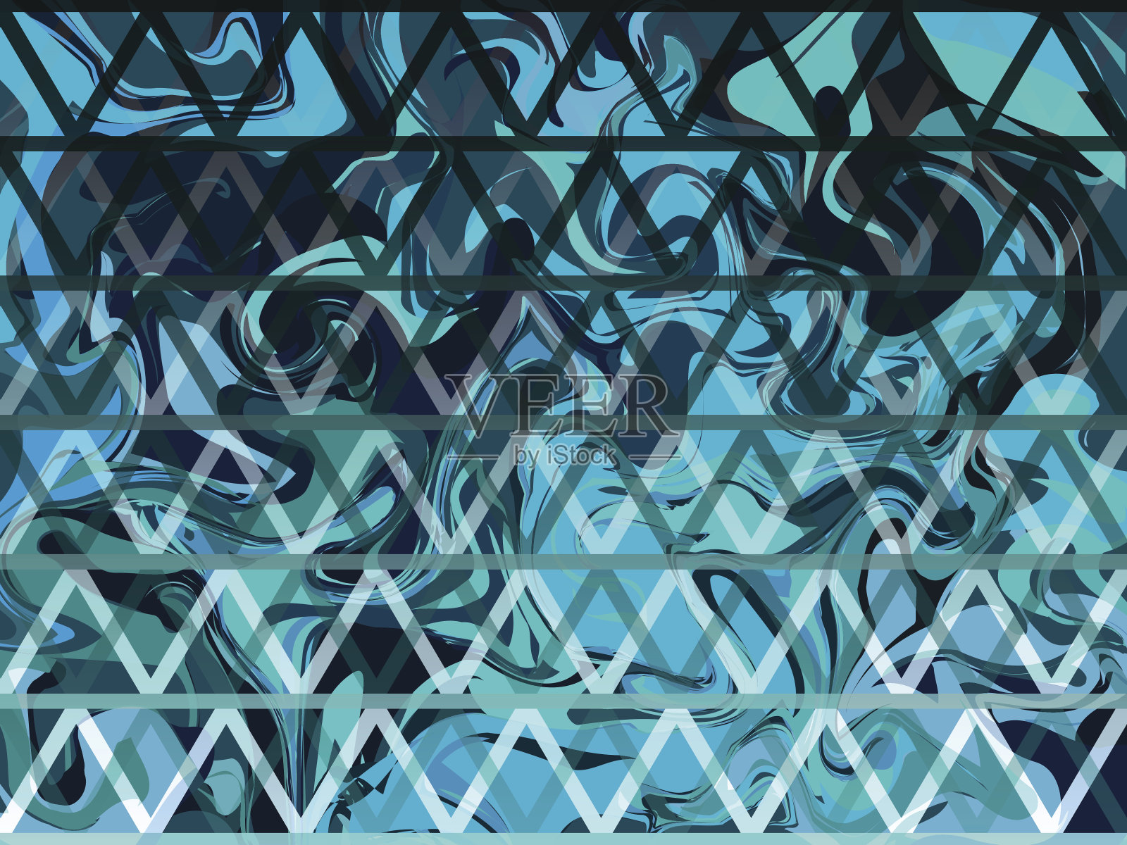 背景抽象大理石三角形蓝色2插画图片素材