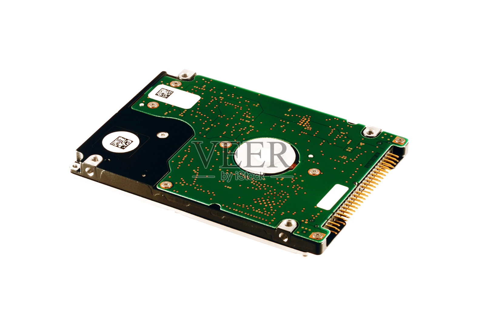 笔记本电脑硬盘隔离白色照片摄影图片