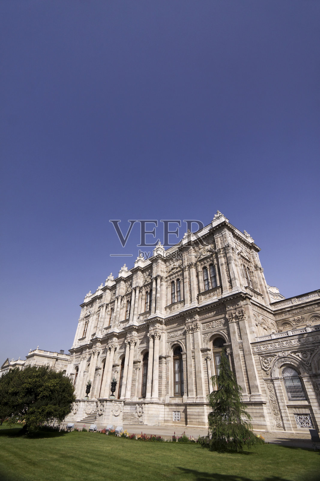 Dolmabahçe土耳其伊斯坦布尔的宫殿照片摄影图片