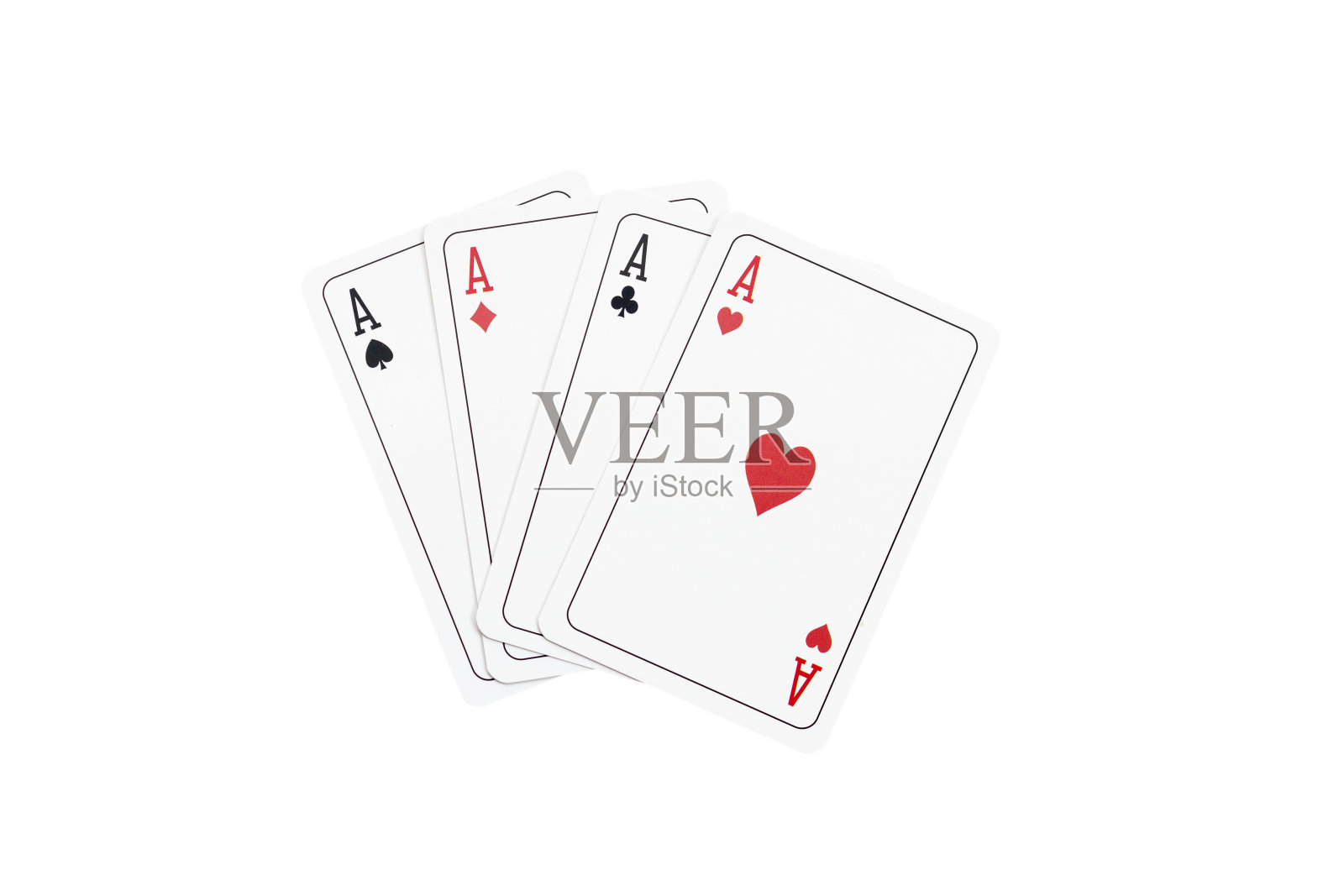 扑克牌-孤立的白色背景照片摄影图片