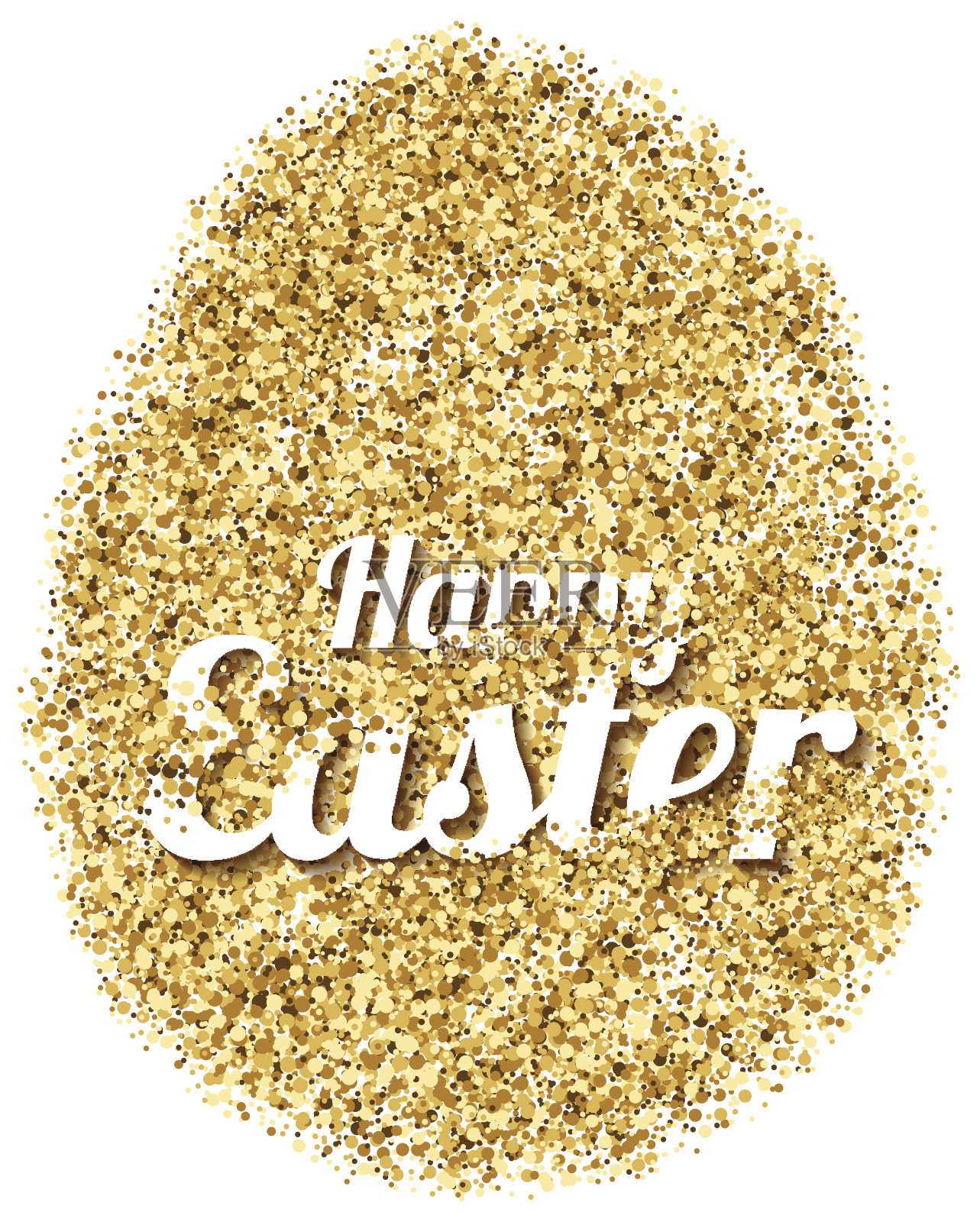 装饰复活节彩蛋插画图片素材