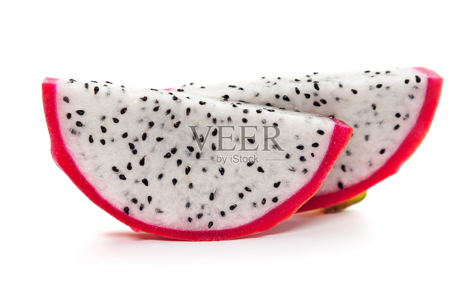 火龙果或火龙果在白色背景下分离照片摄影图片