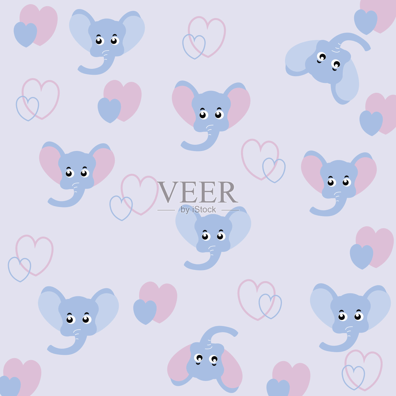 淡蓝色背景设计插画图片素材