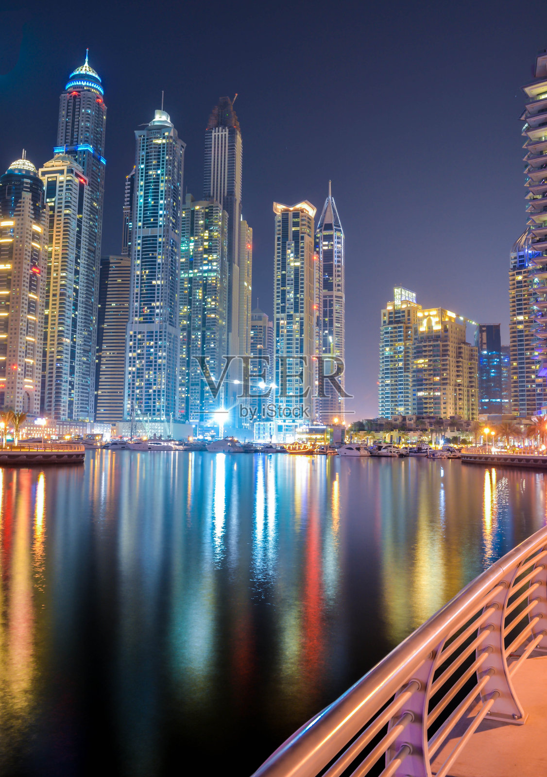 迪拜码头照片摄影图片