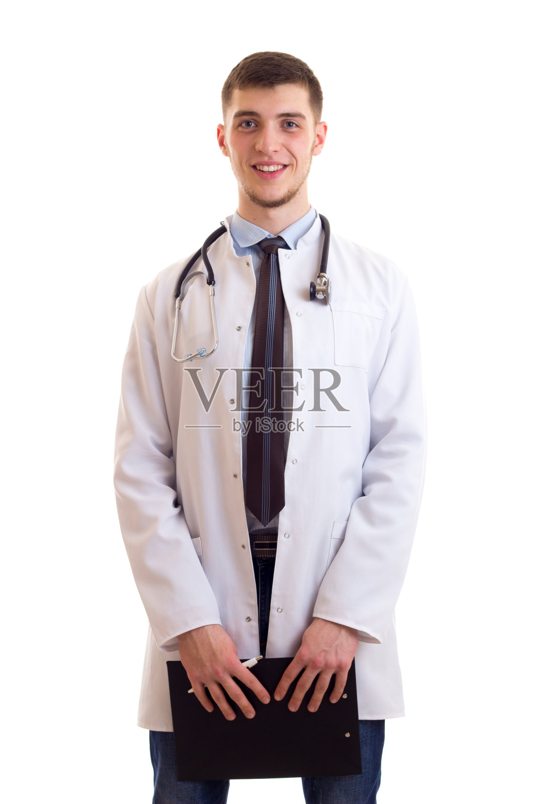 穿着博士袍的年轻人照片摄影图片