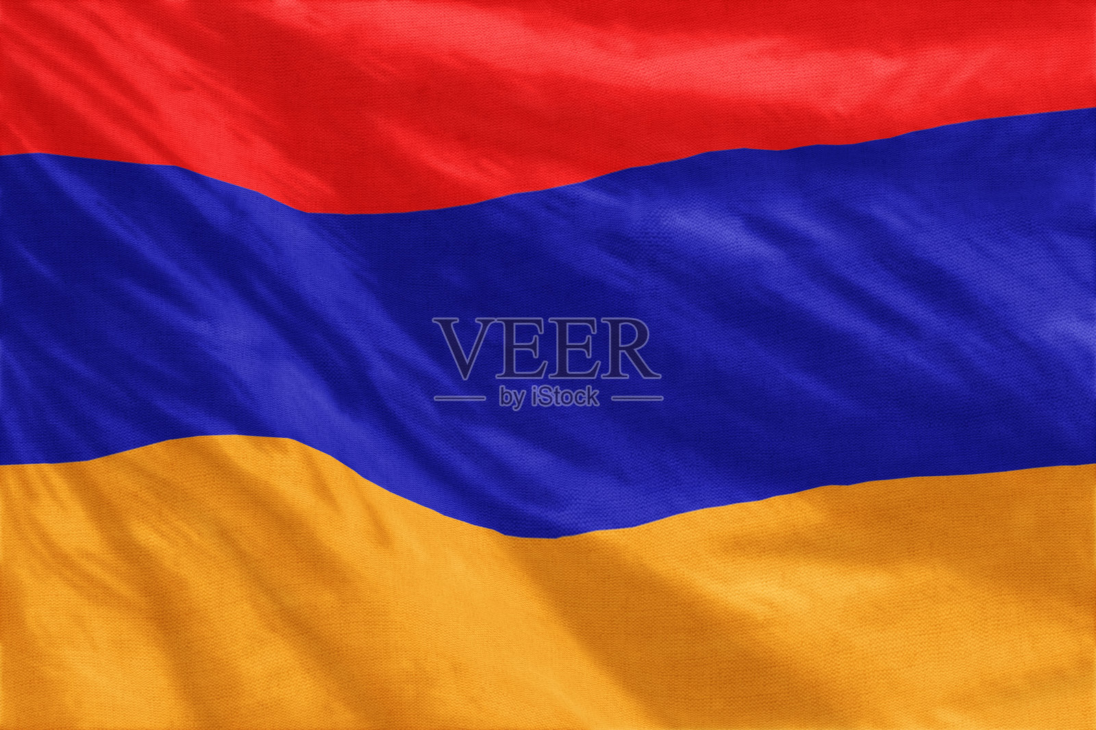 亚美尼亚国旗近摄全帧照片摄影图片