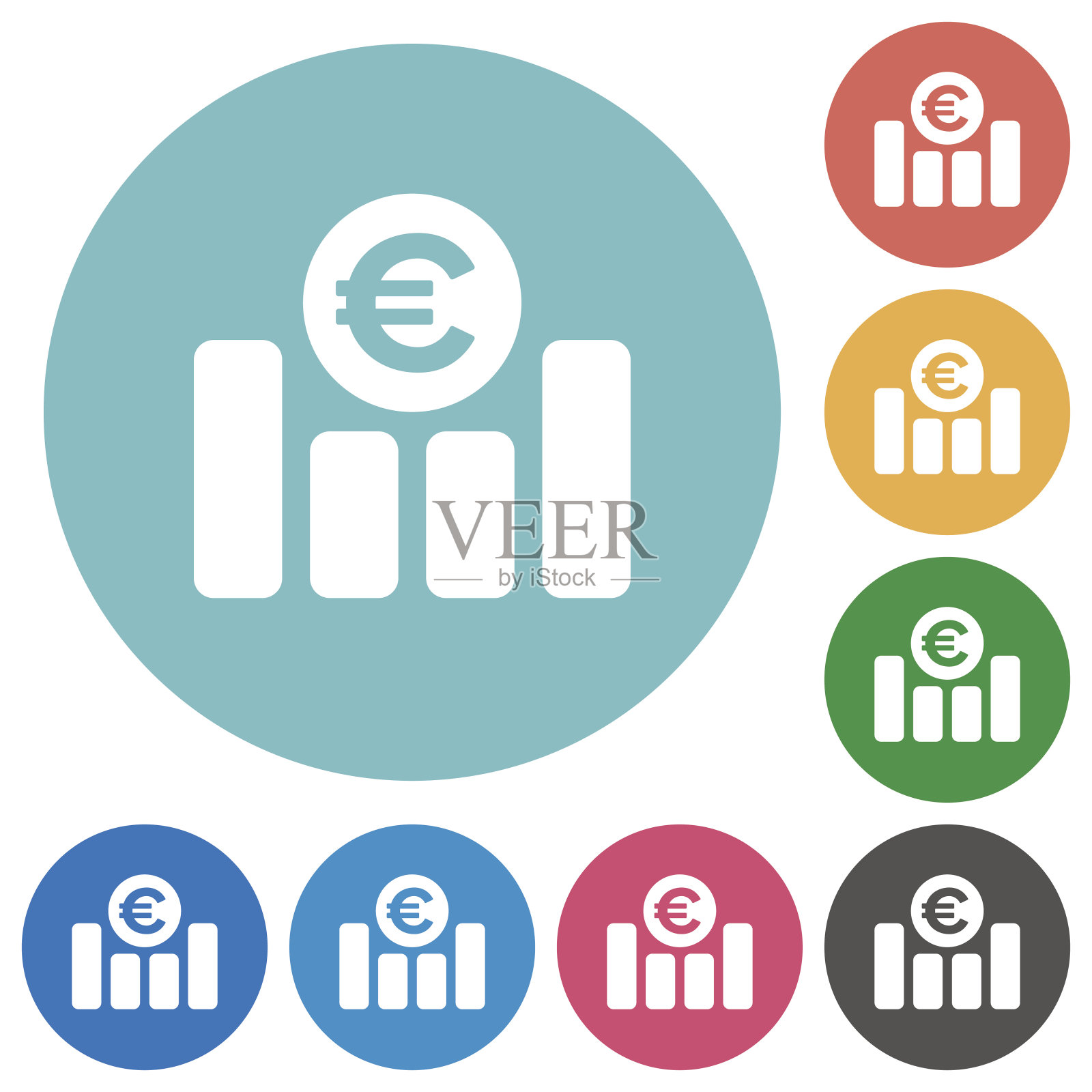 欧洲图形扁圆图标图标素材