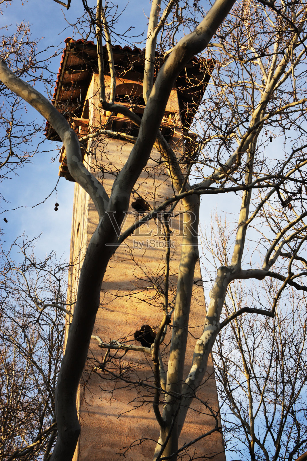 教会钟楼西班牙建筑照片摄影图片