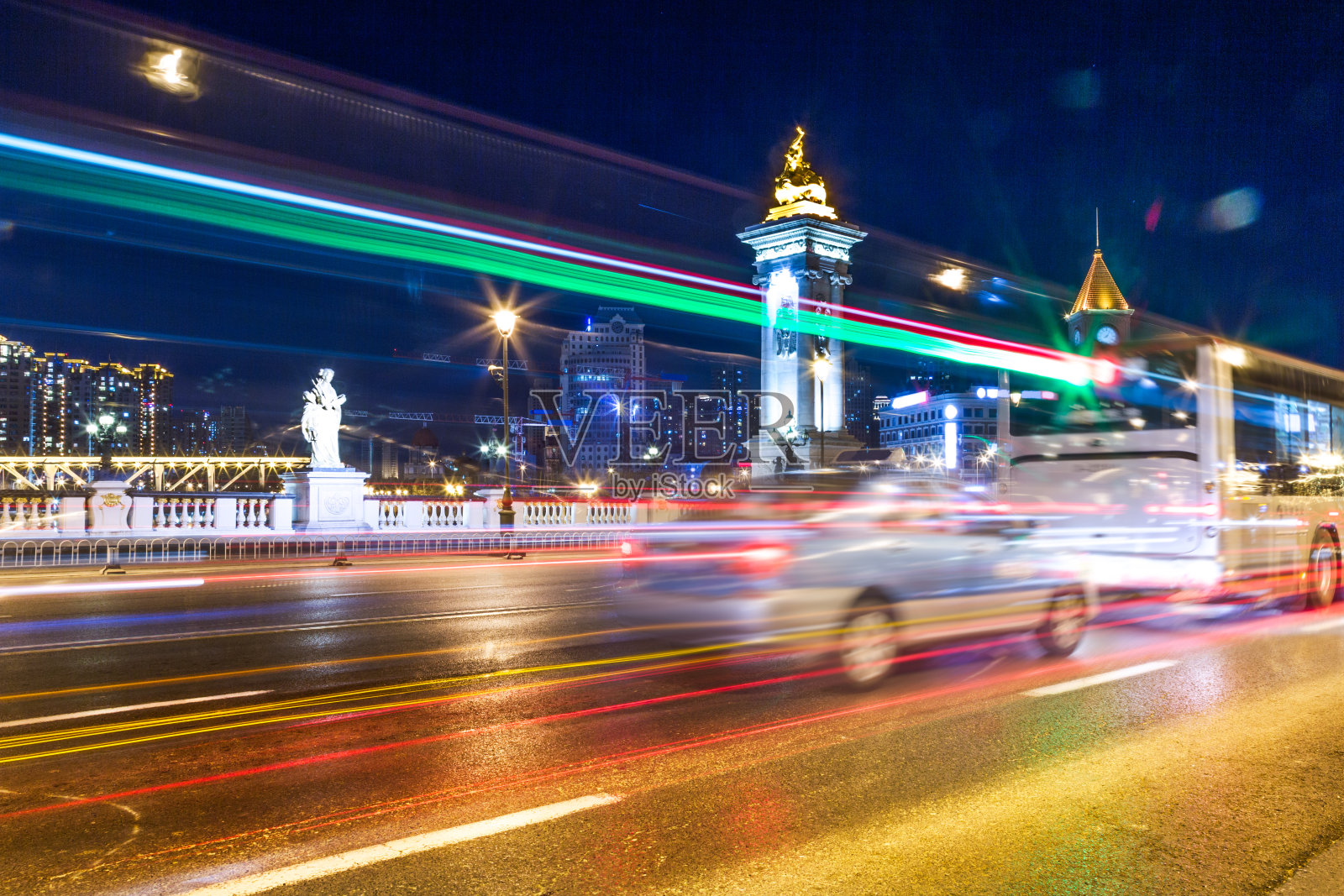 城市交通的观点照片摄影图片