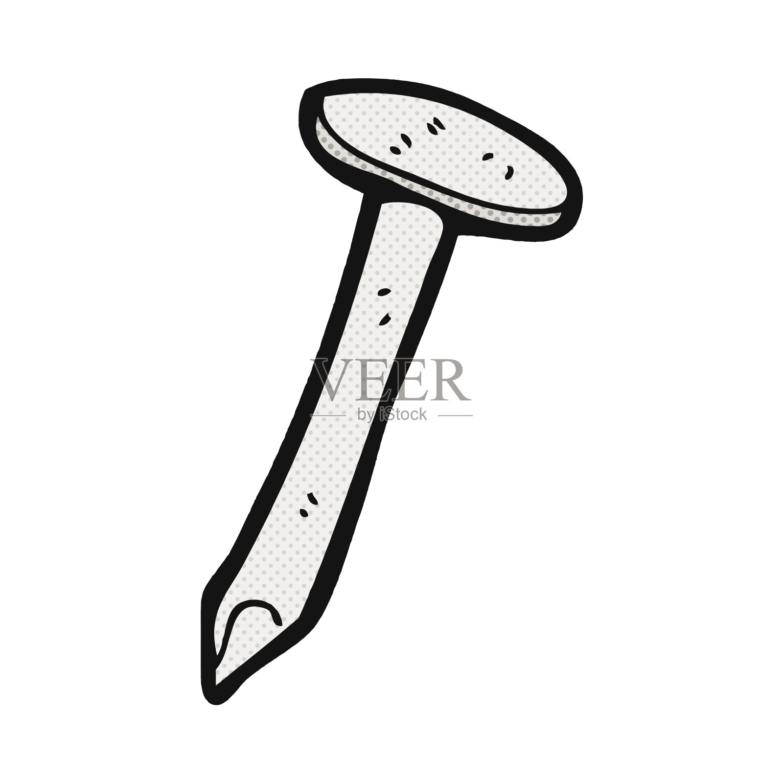 漫画卡通钉设计元素图片