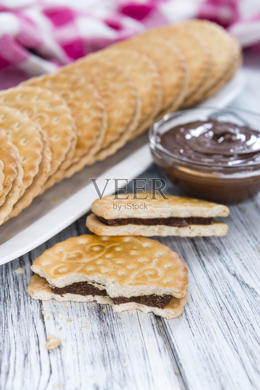 奶油饼干照片摄影图片