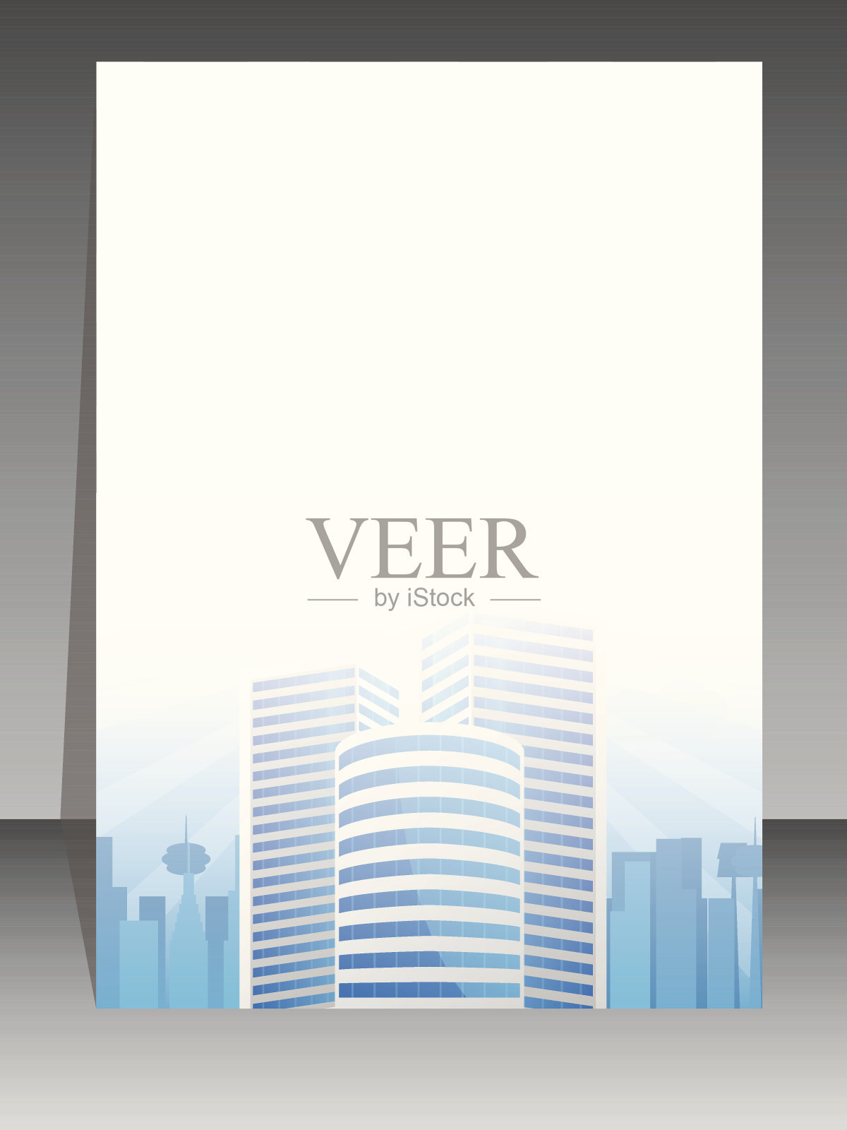 房地产宣传册或记事本设计插画图片素材