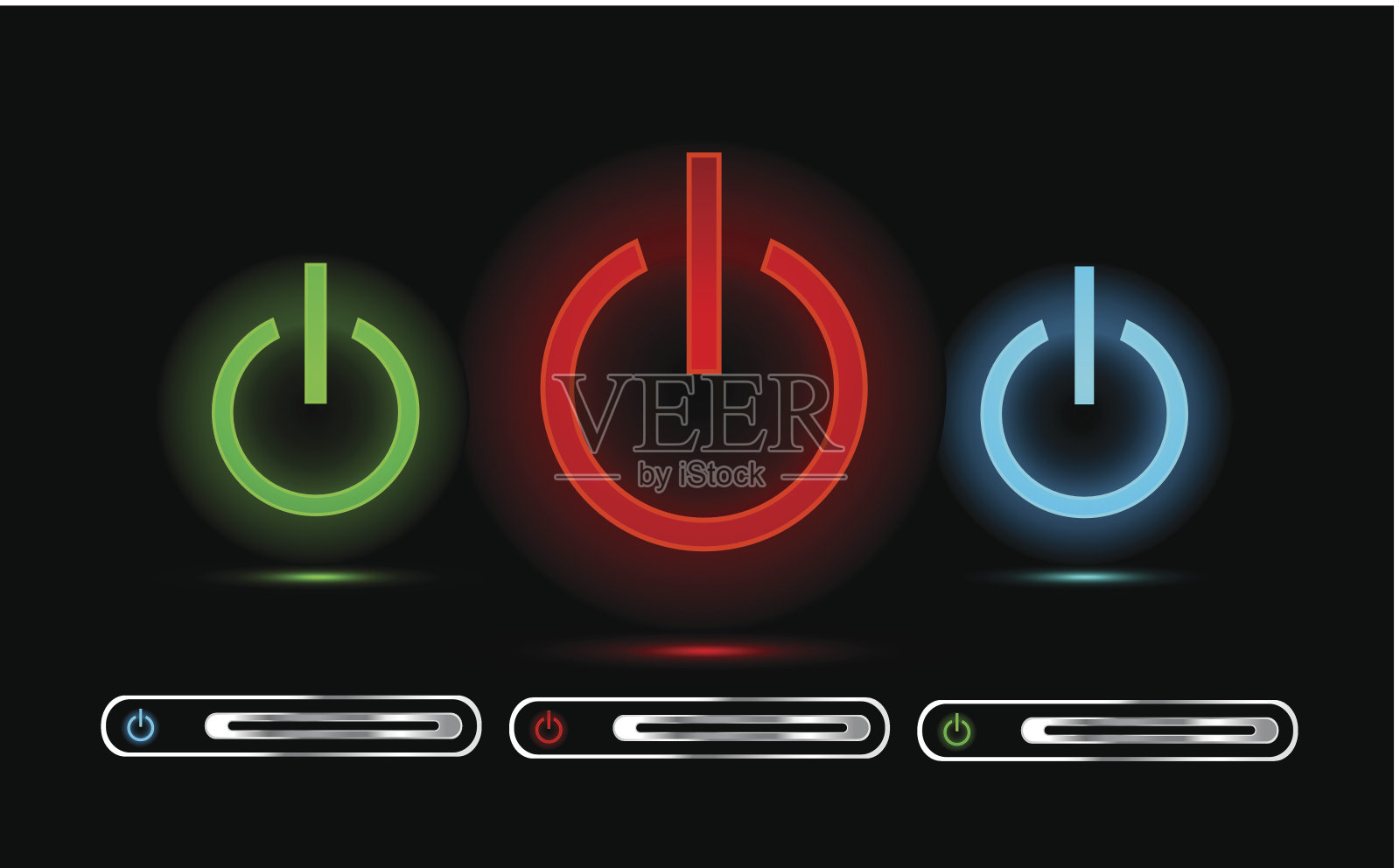 电源按钮设计元素图片