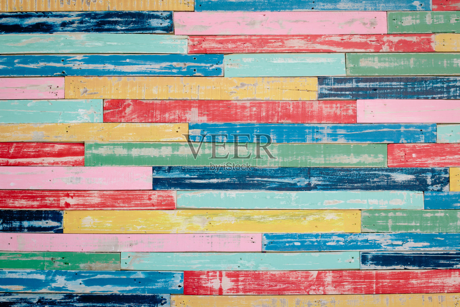 彩色木材抽象纹理背景照片摄影图片