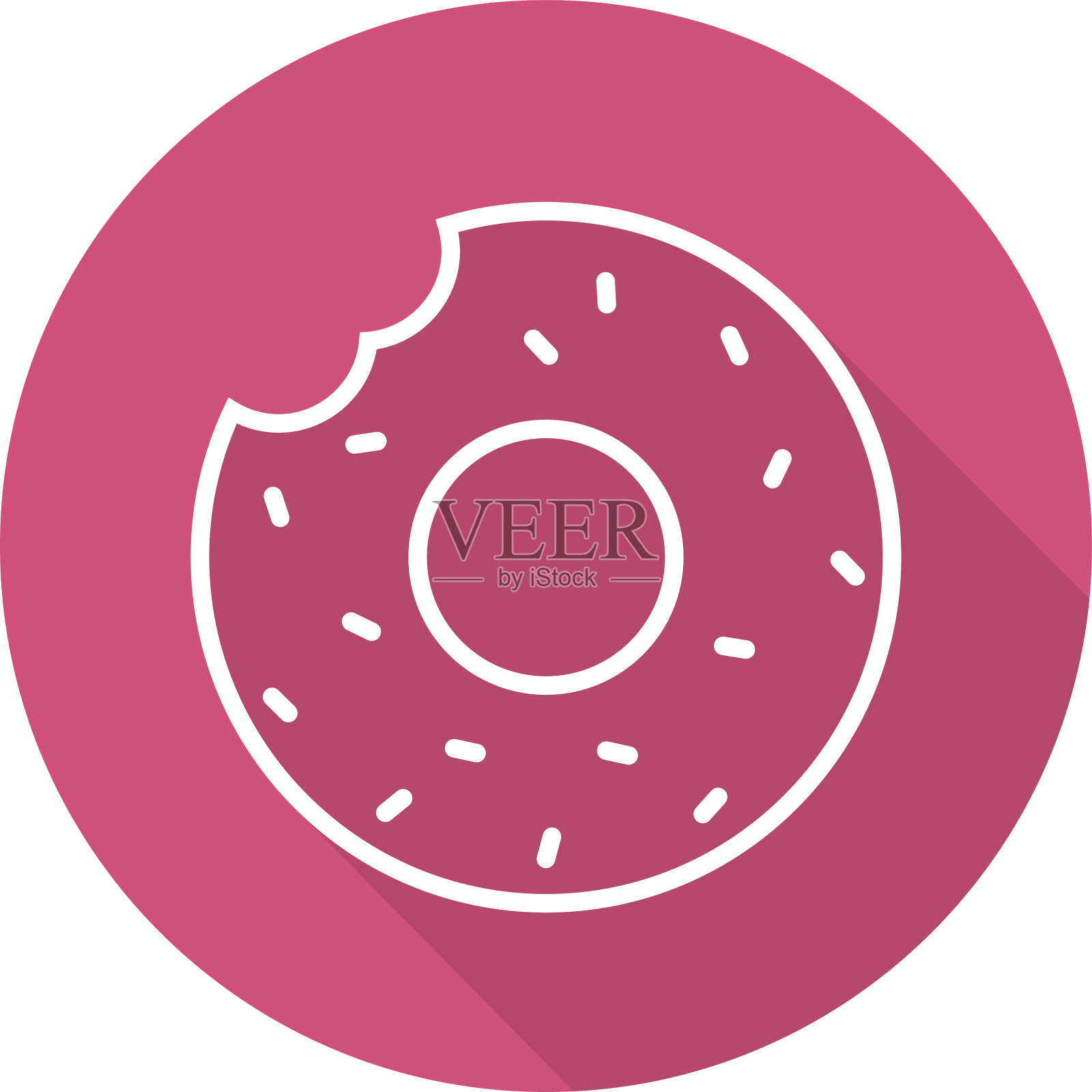 甜甜圈图标设计元素图片