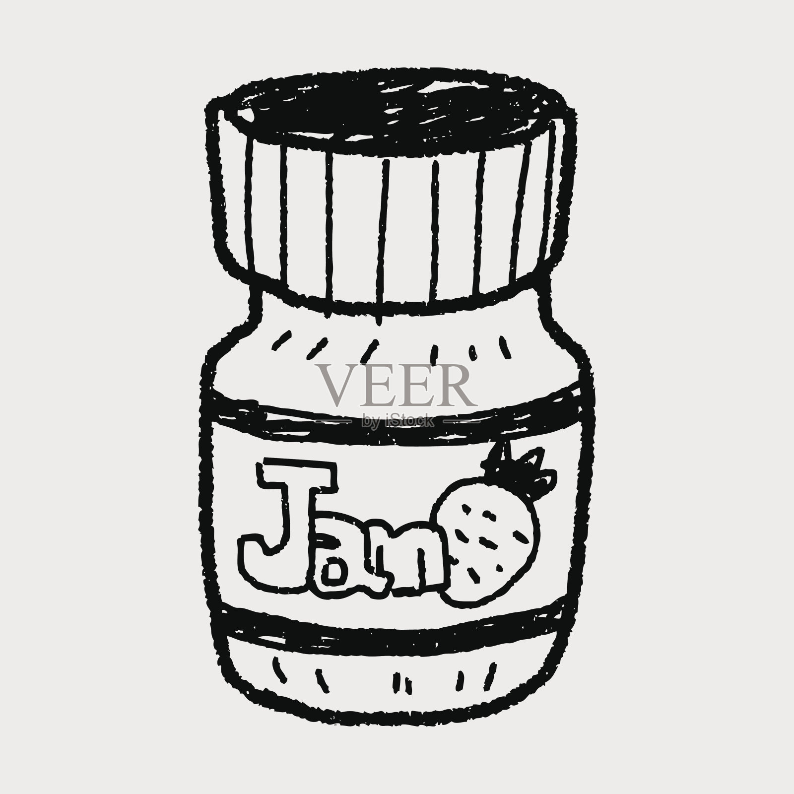 小时涂鸦设计元素图片