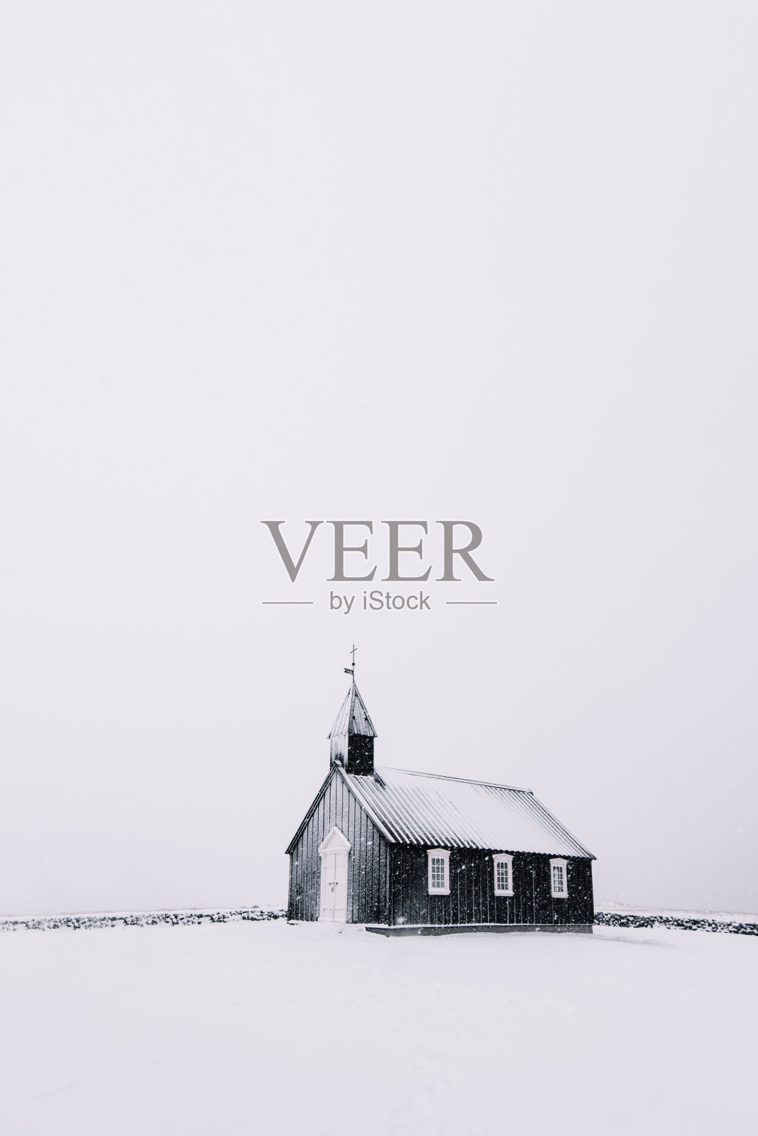 布迪尔黑人教堂的极简主义美景照片摄影图片