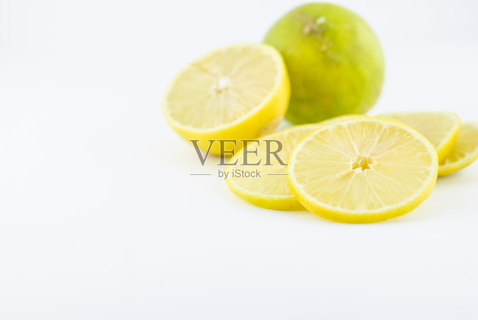 新鲜的柠檬孤立照片摄影图片