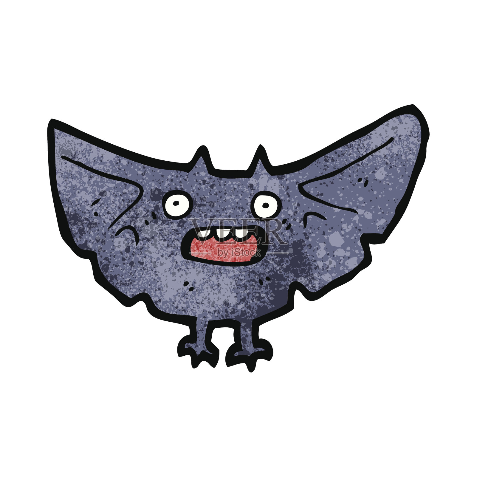 卡通吸血蝙蝠设计元素图片