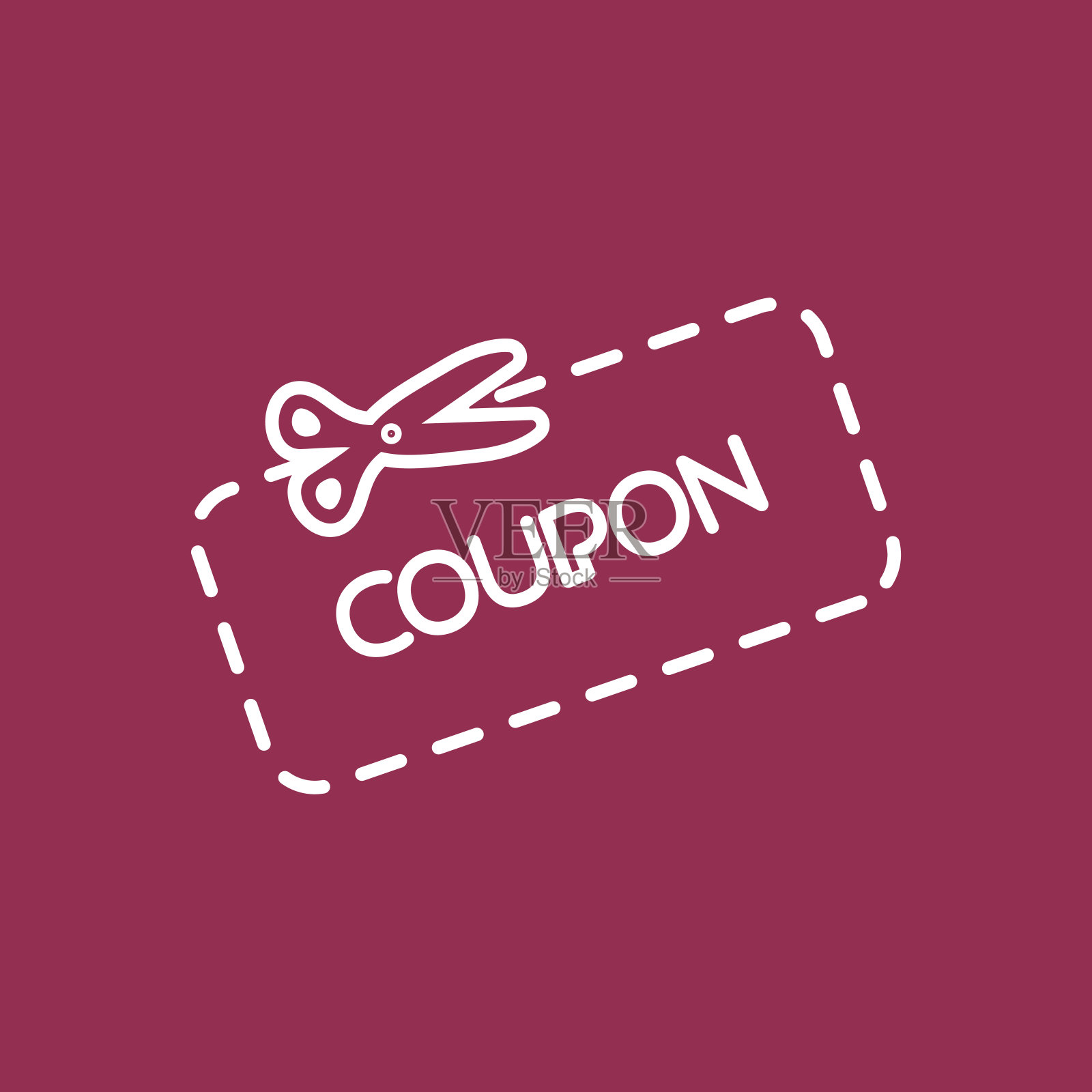 折扣券的图标设计模板素材