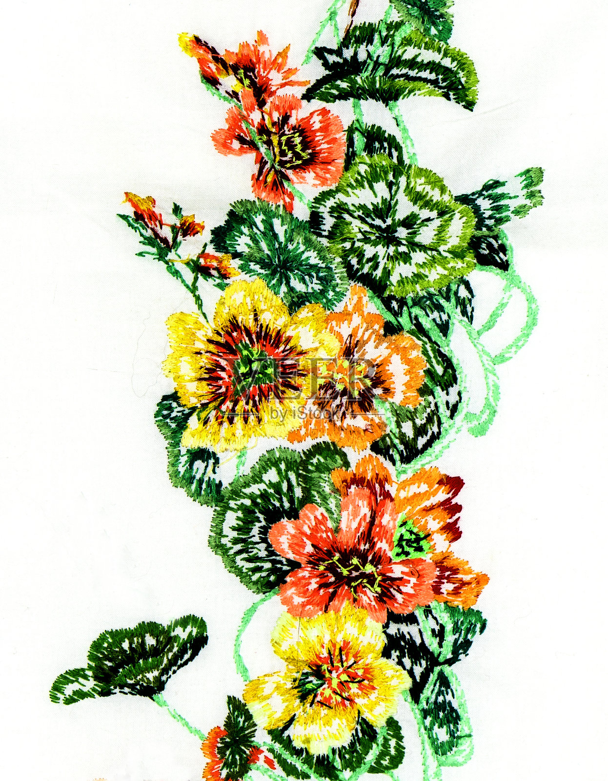 乌克兰民间刺绣，手工制作插画图片素材