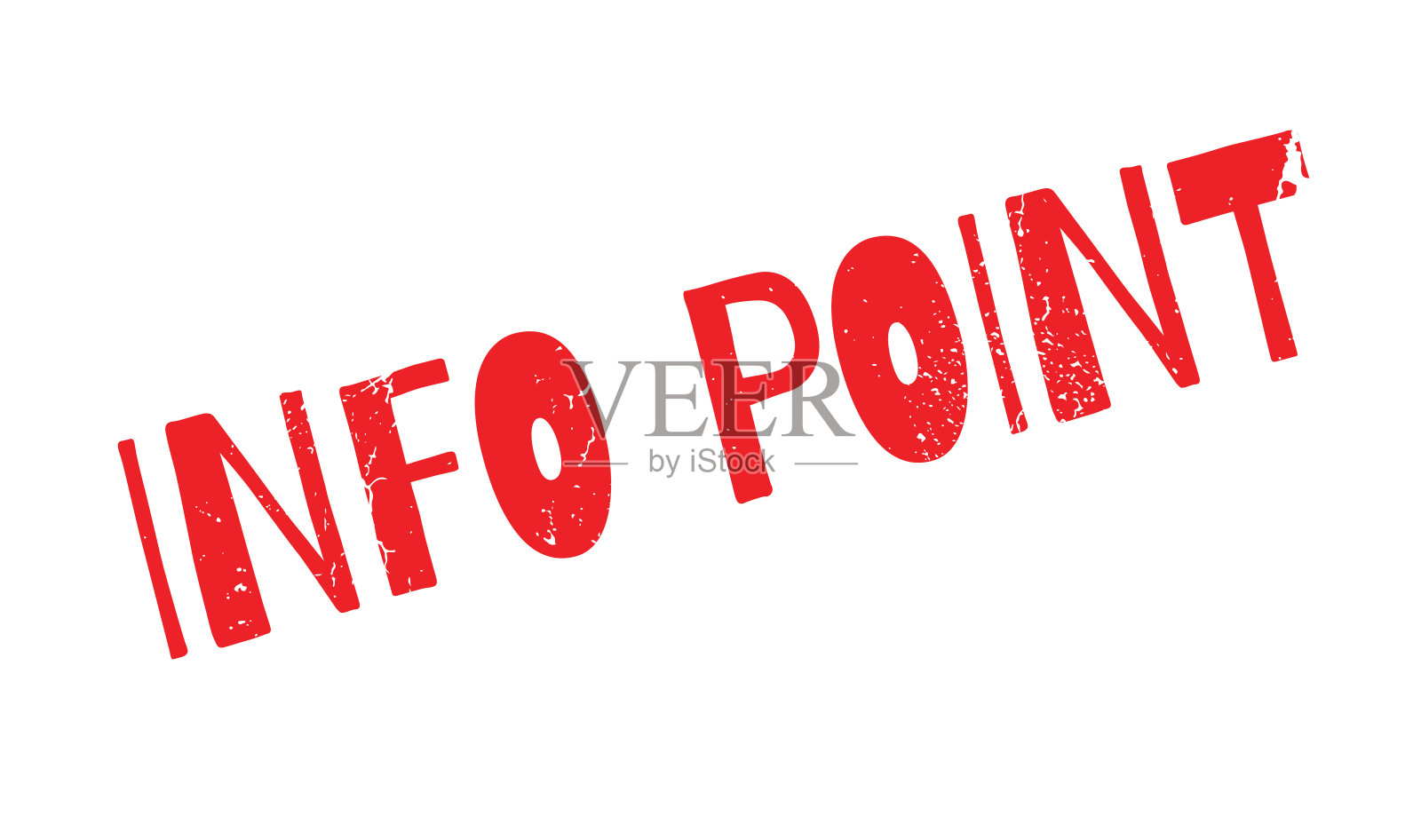 信息点橡皮图章插画图片素材