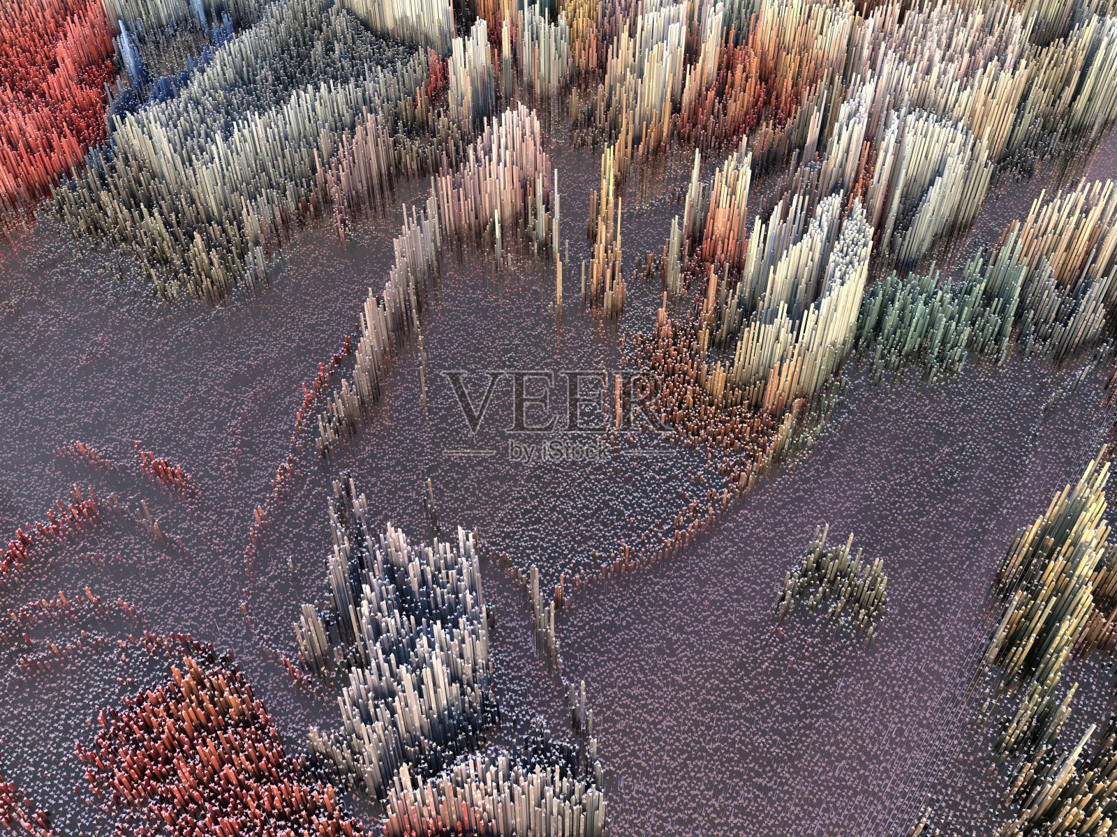 未来城市，摩天大楼，科幻小说，直方图，声波，世界照片摄影图片