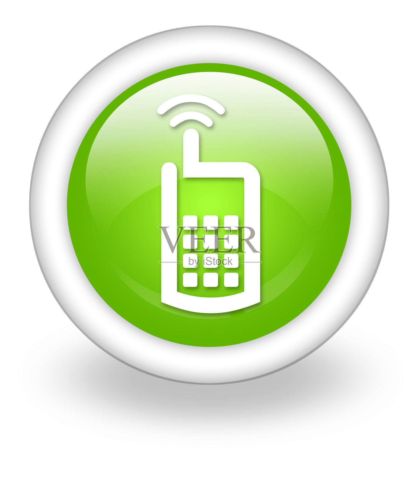 图标，按钮，象形文字手机插画图片素材