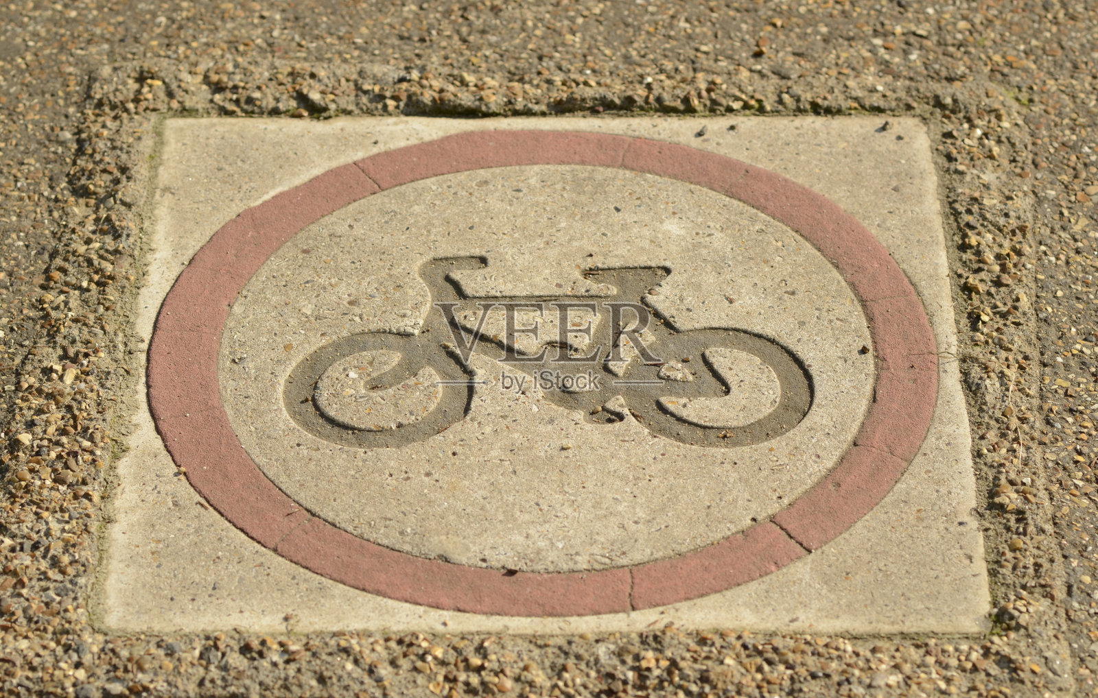 海德公园禁止骑自行车的标志照片摄影图片