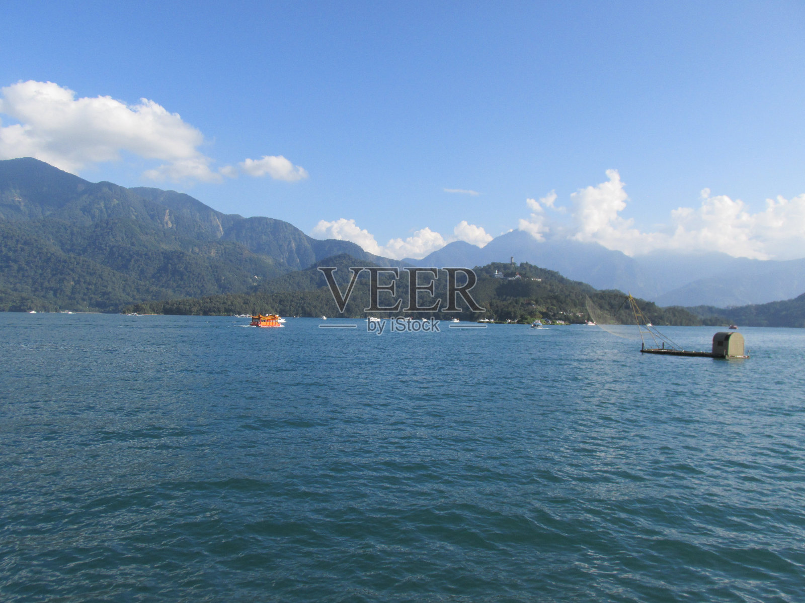 日月潭照片摄影图片