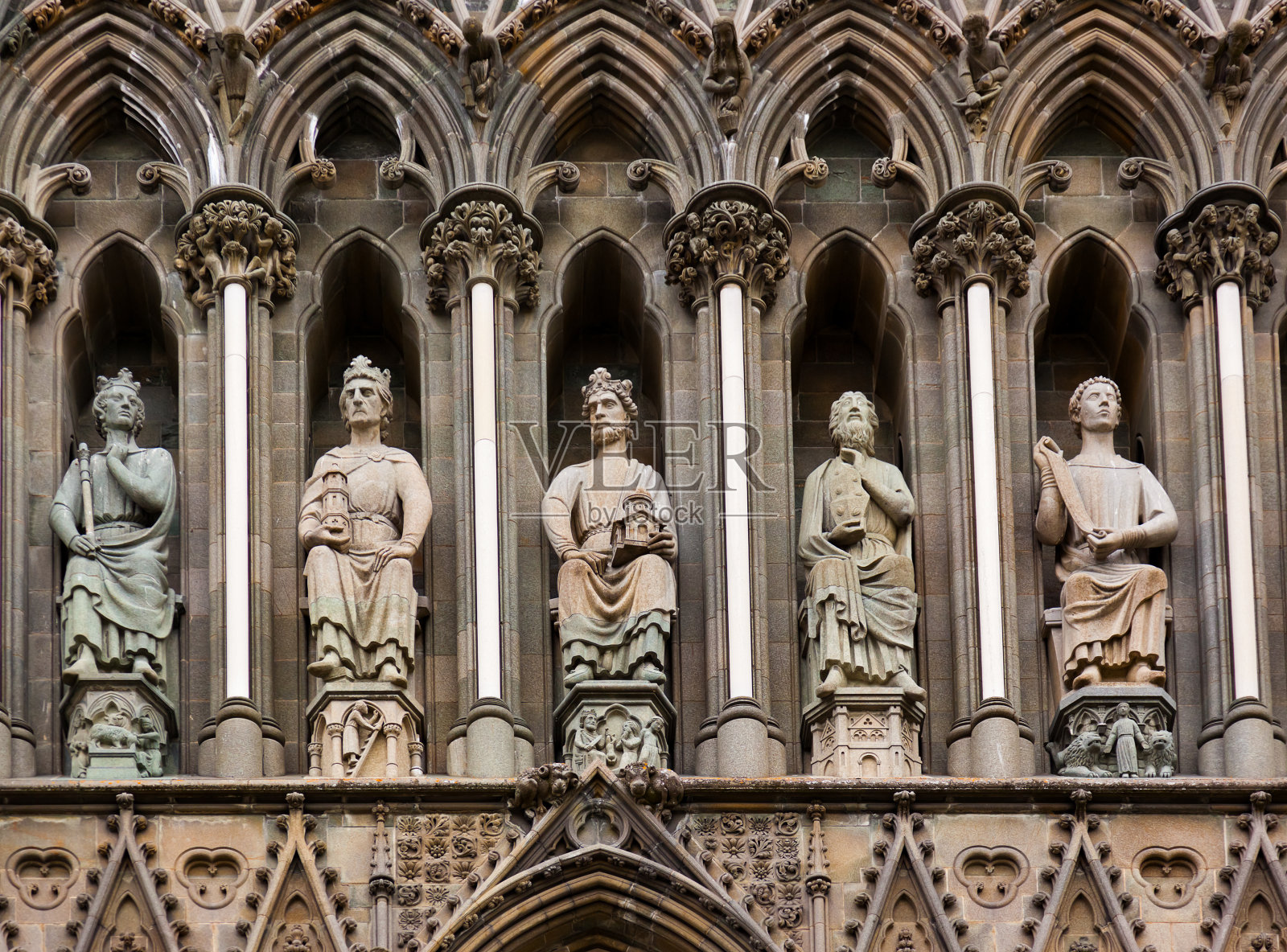 挪威特隆赫姆大教堂照片摄影图片