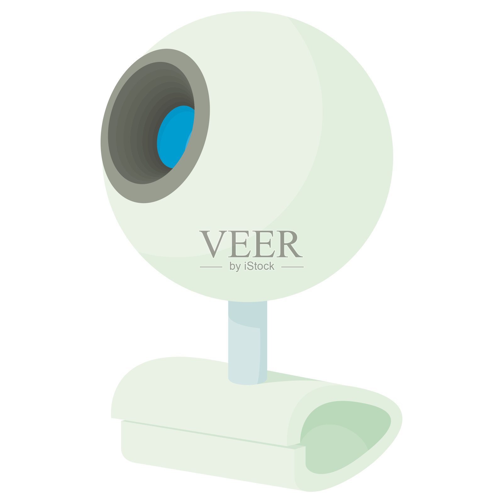 卡通风格的摄像头图标设计元素图片