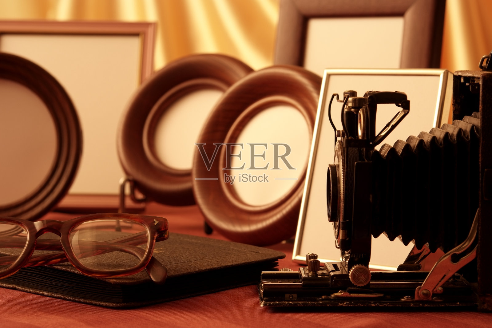 古色古香的图像与空白的画框桌面照片摄影图片