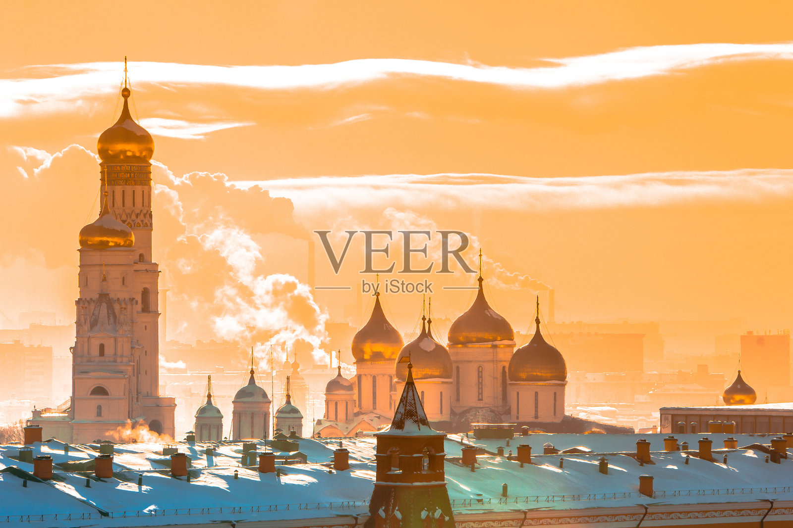 克里姆林宫的日出照片摄影图片