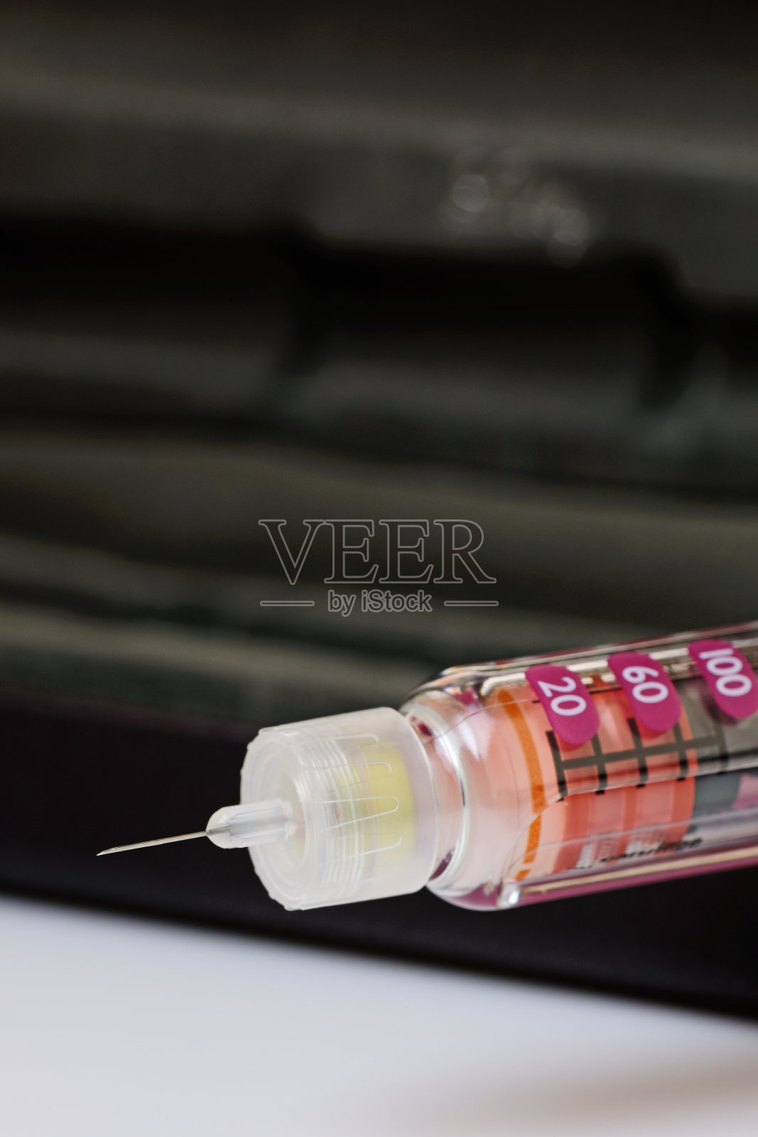 糖尿病注射用胰岛素针照片摄影图片