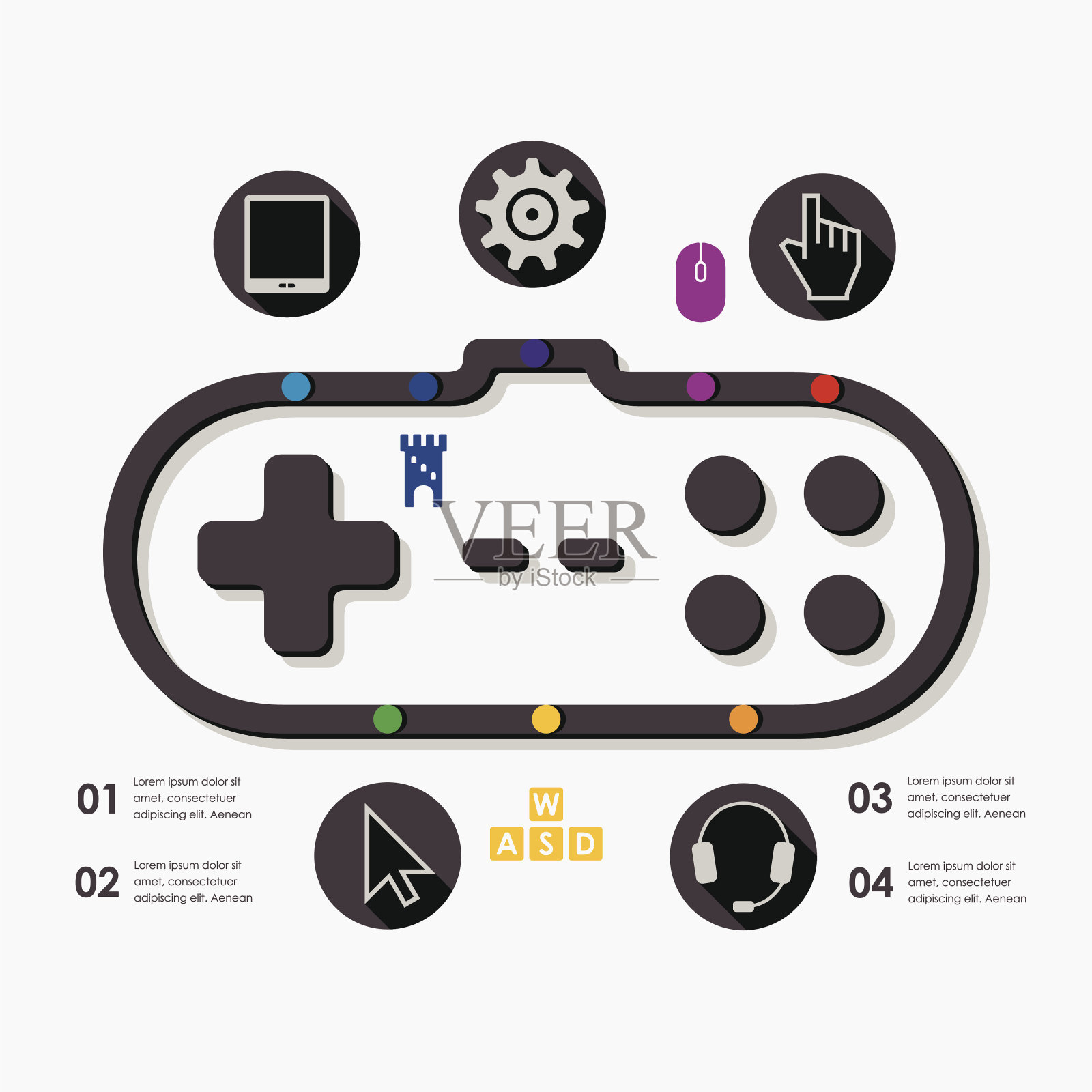 游戏信息设计元素图片