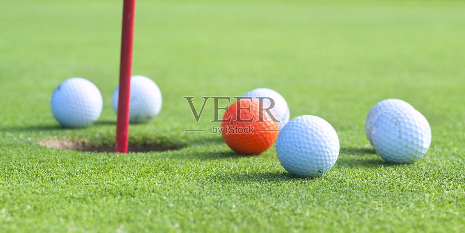 高尔夫果岭照片摄影图片