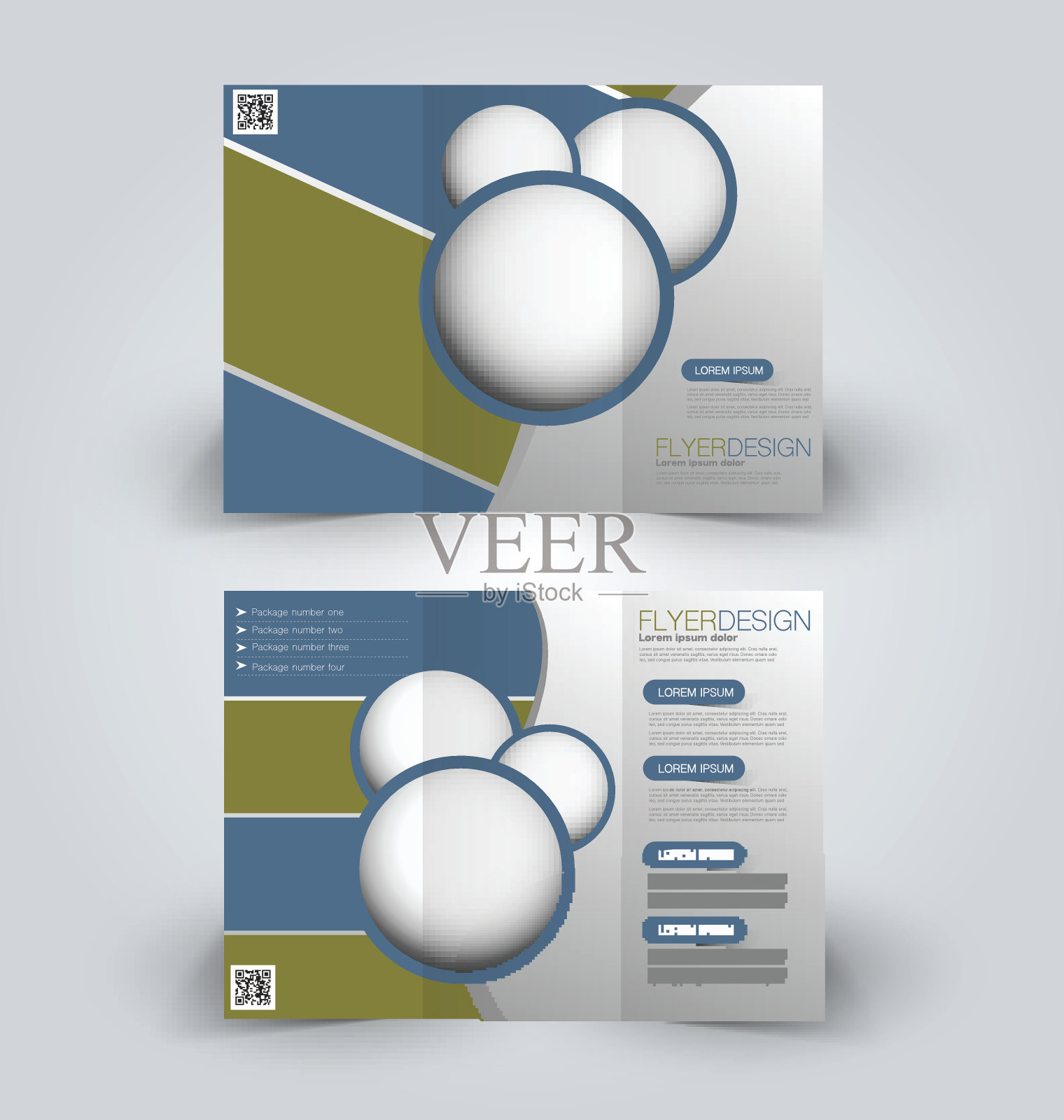 宣传册模拟设计模板的业务设计模板素材