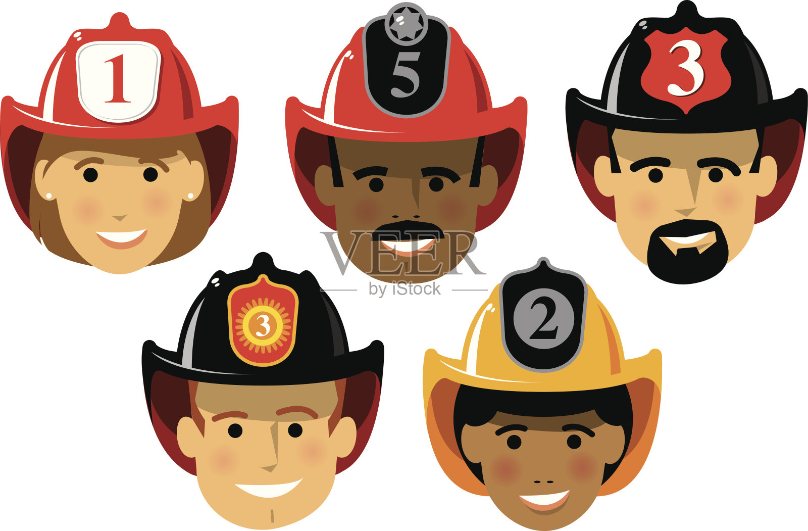 消防队员设计元素图片