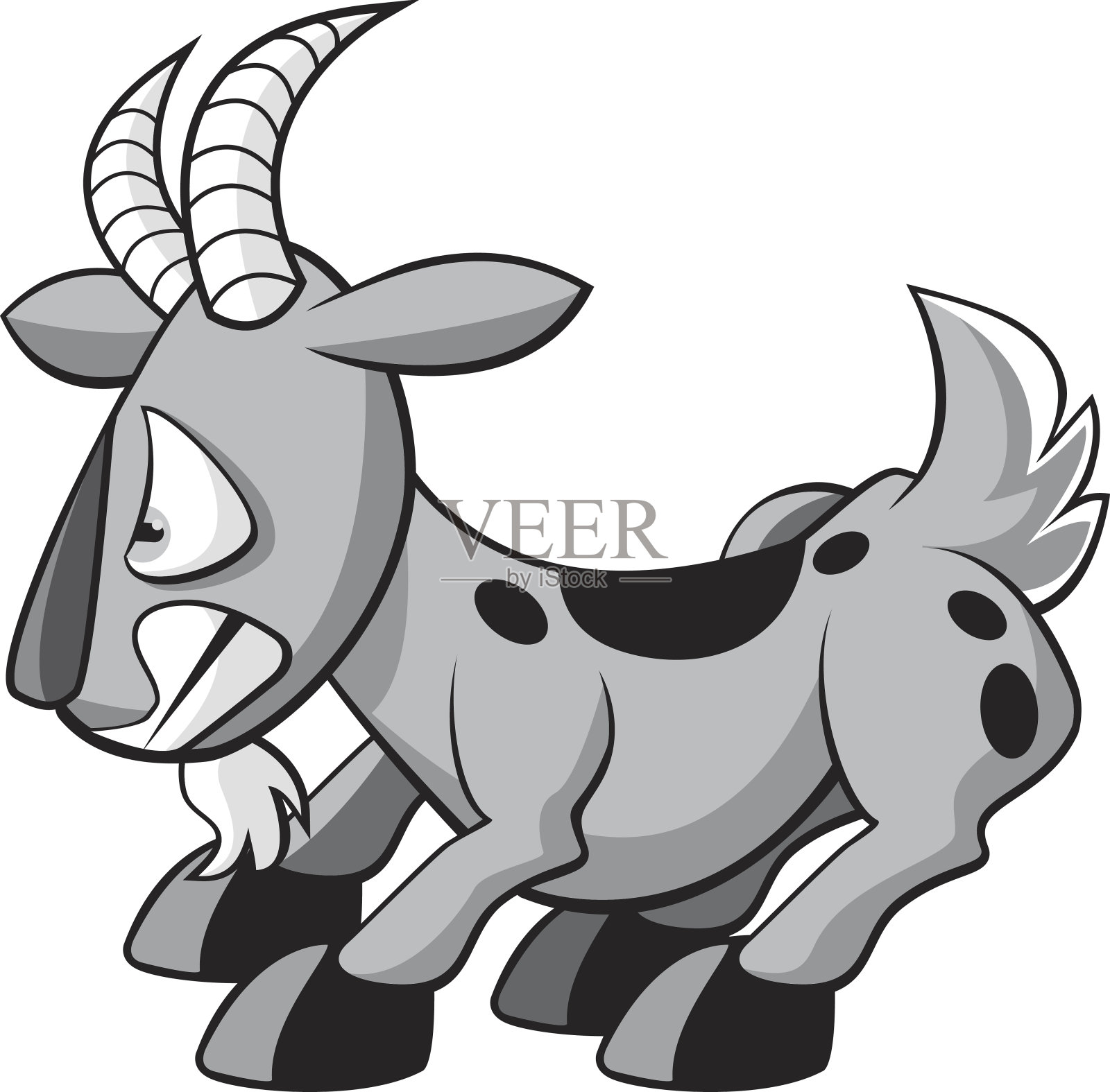 山羊插画图片素材