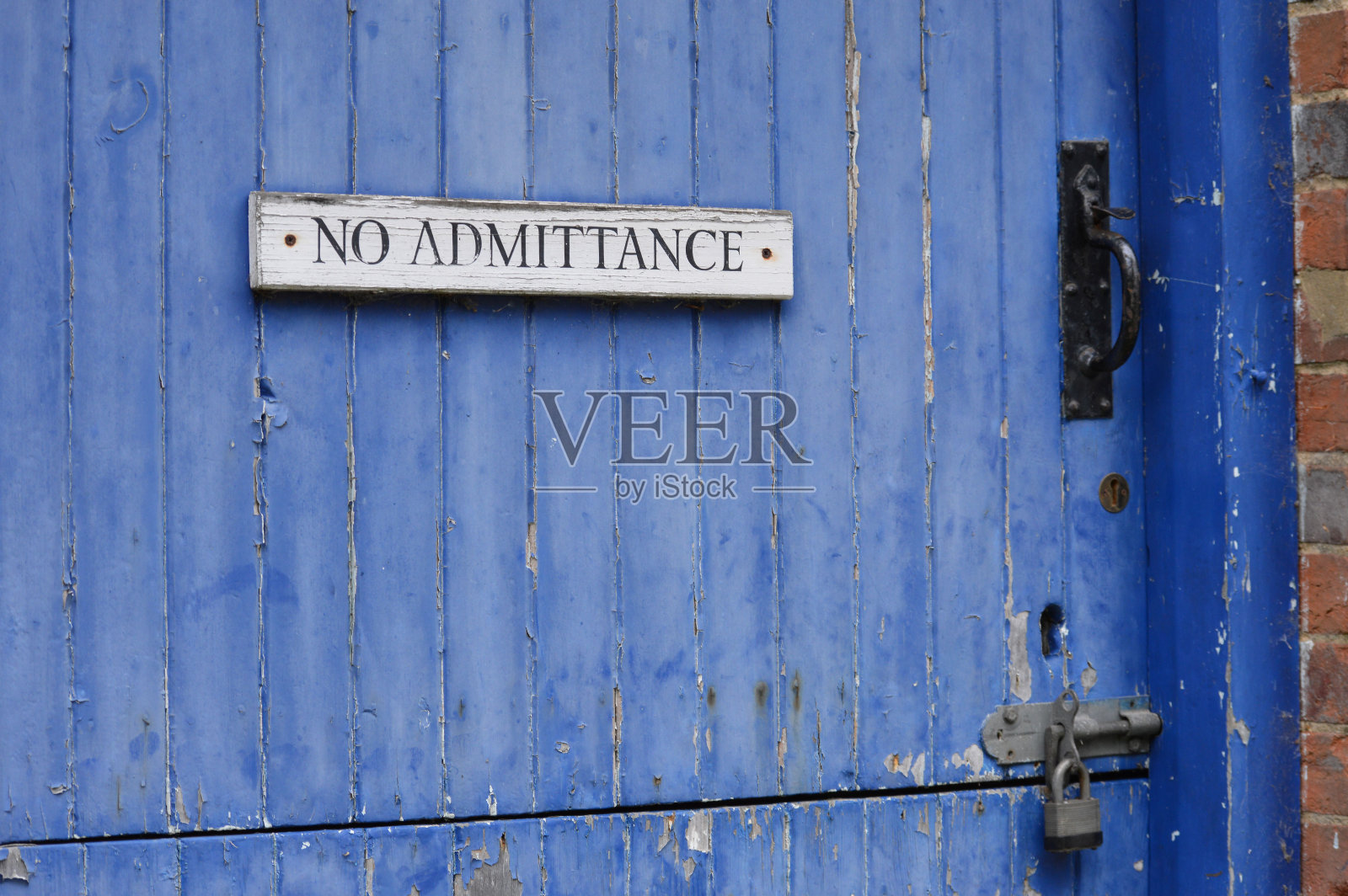 闲人免进的迹象。照片摄影图片